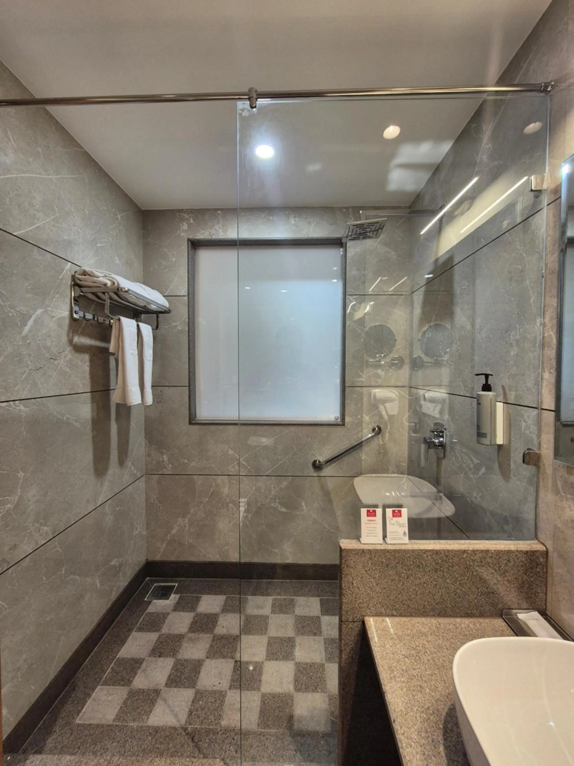 Bathroom in Lords Eco Inn Dera Bassi