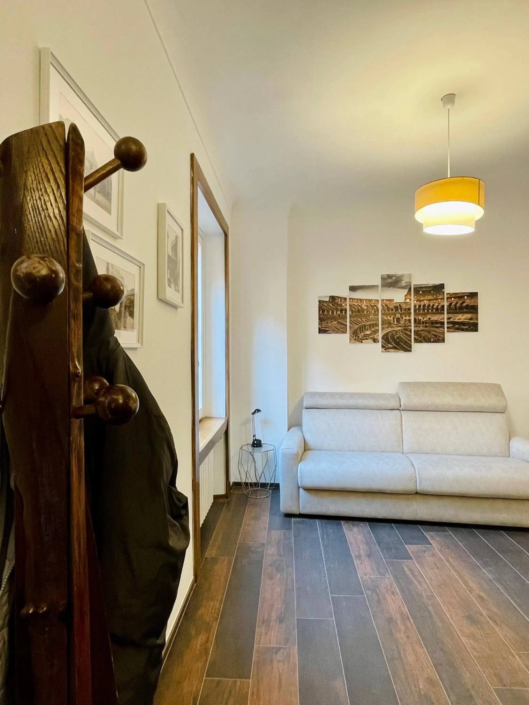 Living room, Bed in Martina al Colosseo