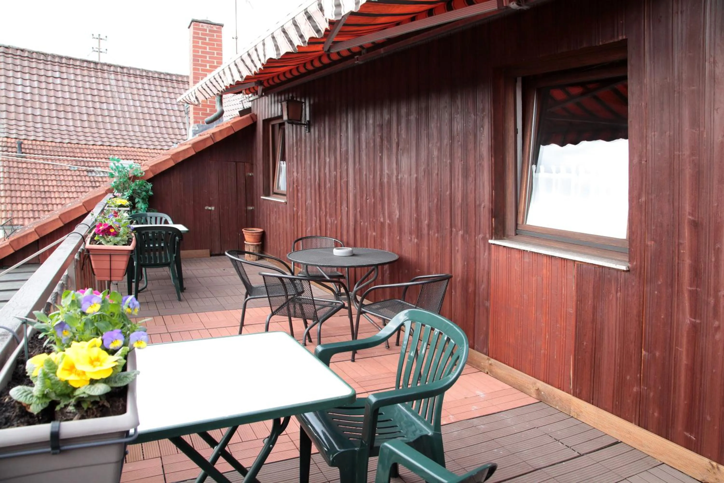 Balcony/Terrace in Pension La Cascina