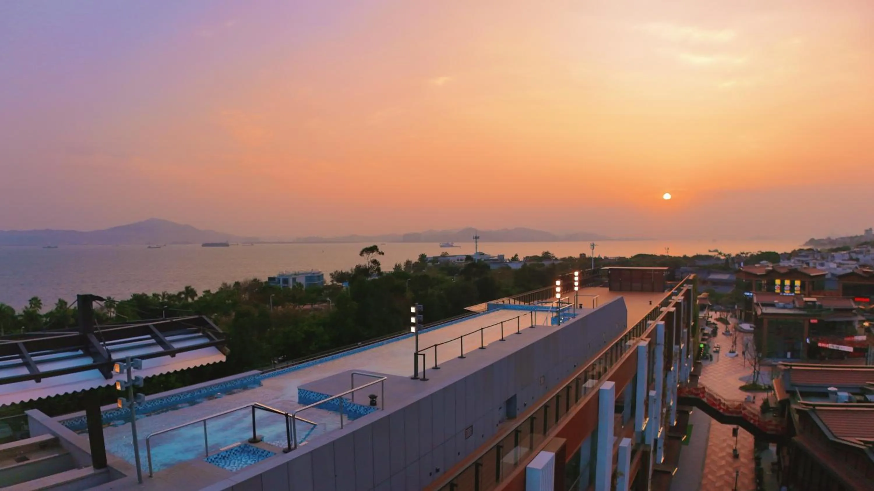 Swimming pool in Hyatt Centric Ocean Front Xiamen