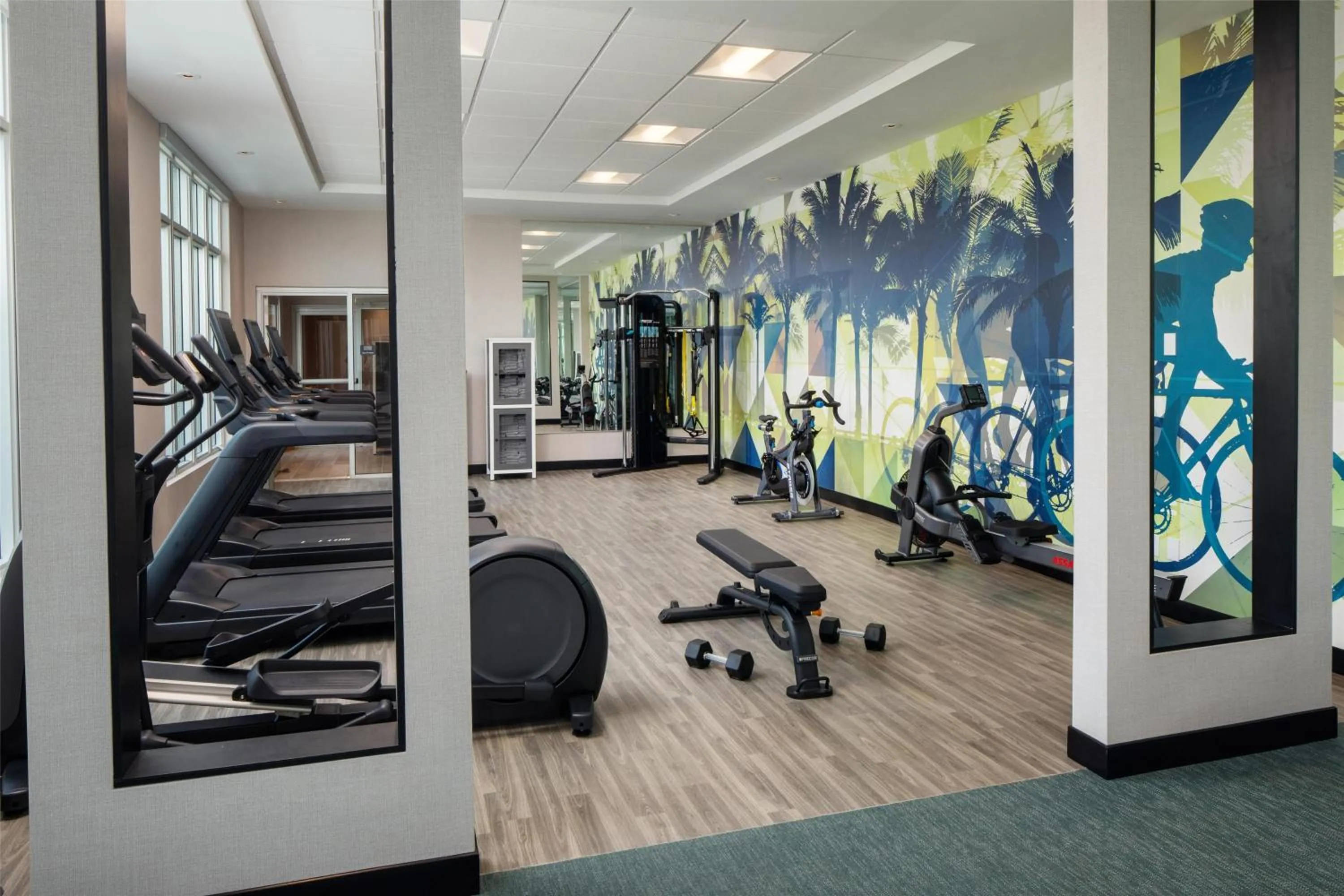 Fitness centre/facilities in Hyatt Place Cape Canaveral