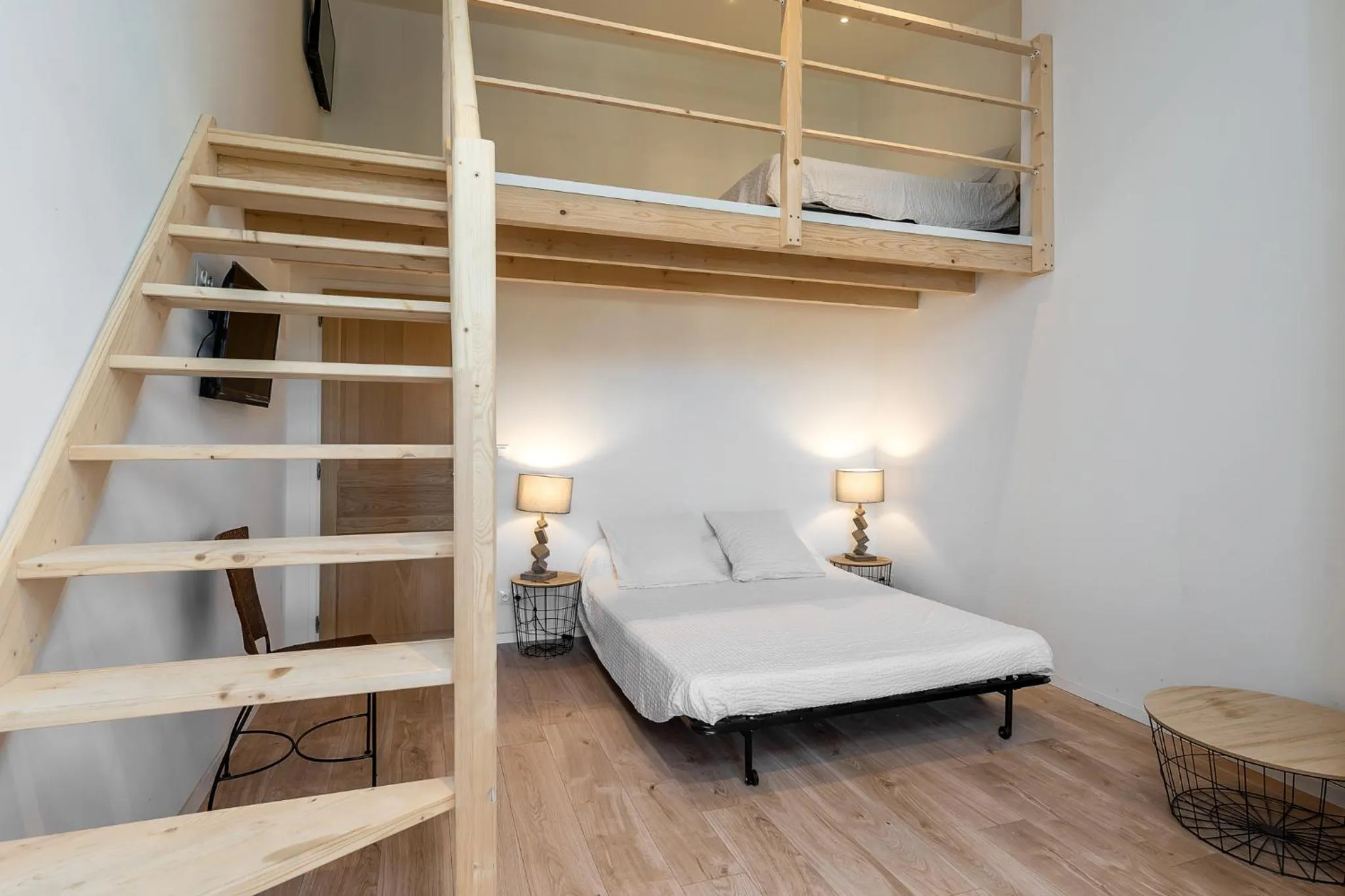 Bed in Maison Carles BnB