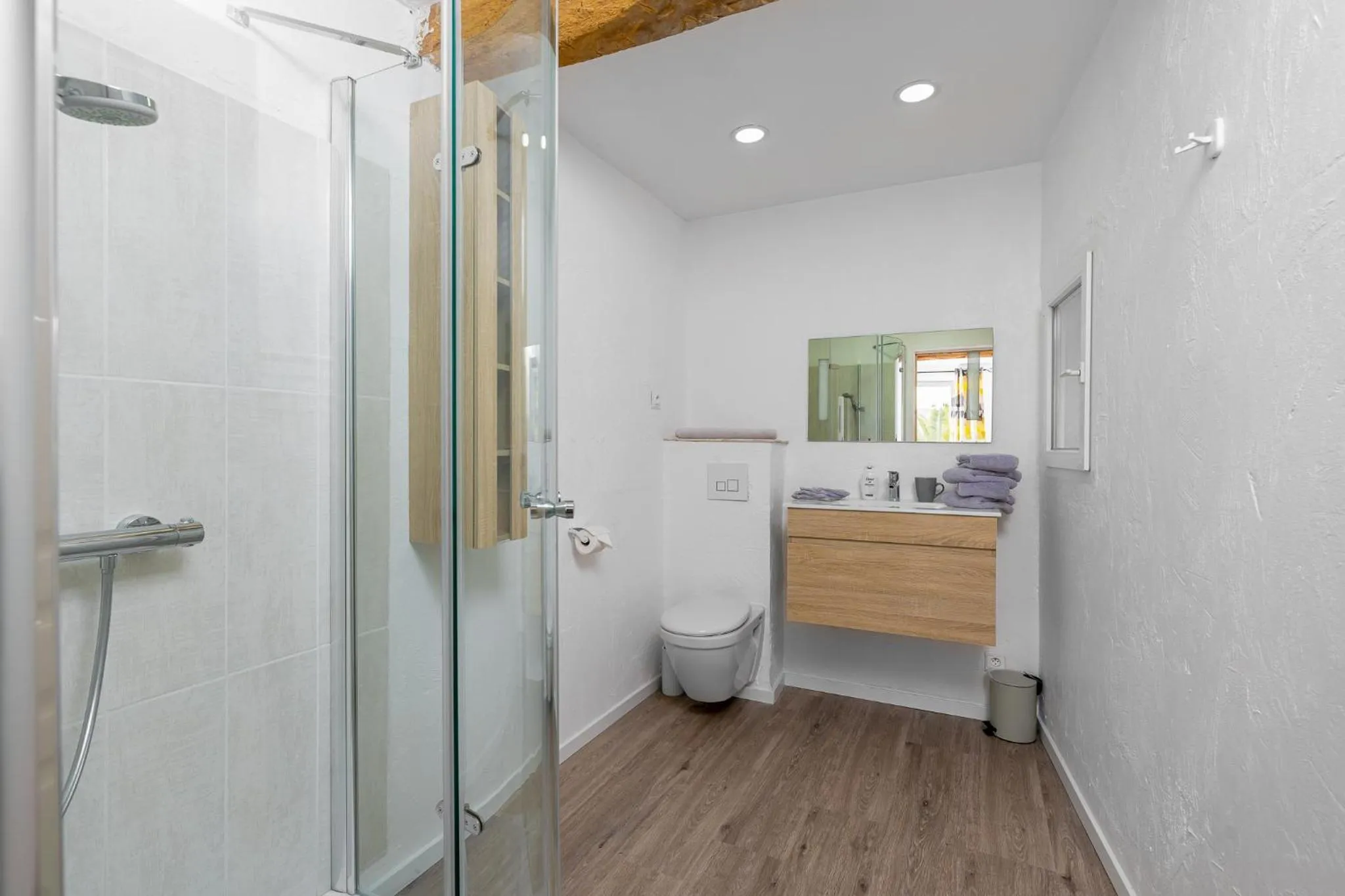 Shower in Maison Carles BnB