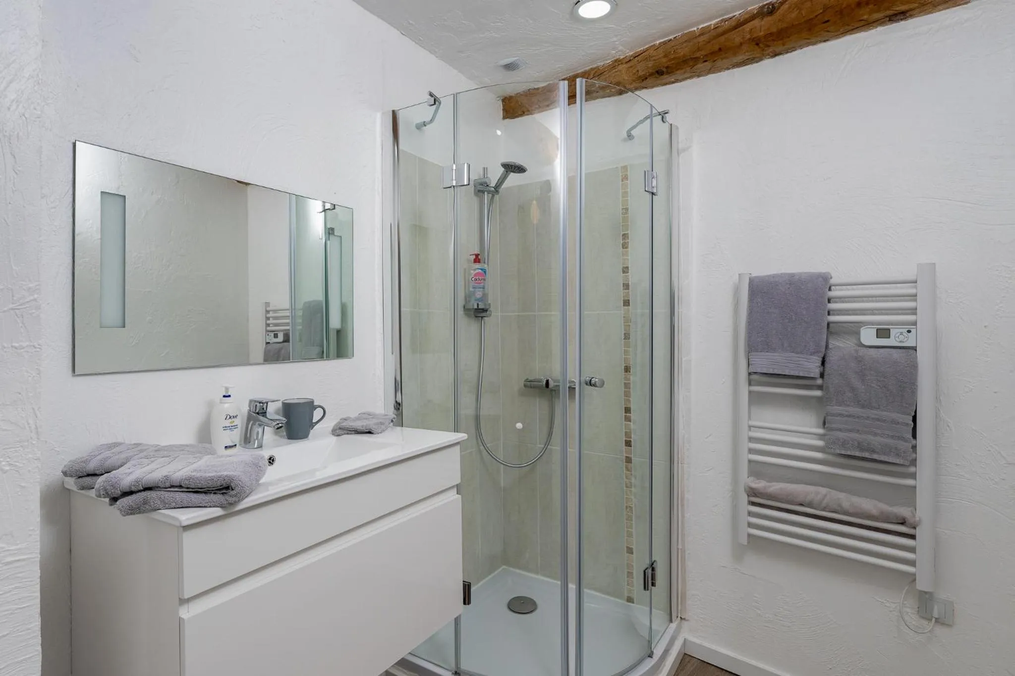 Shower in Maison Carles BnB