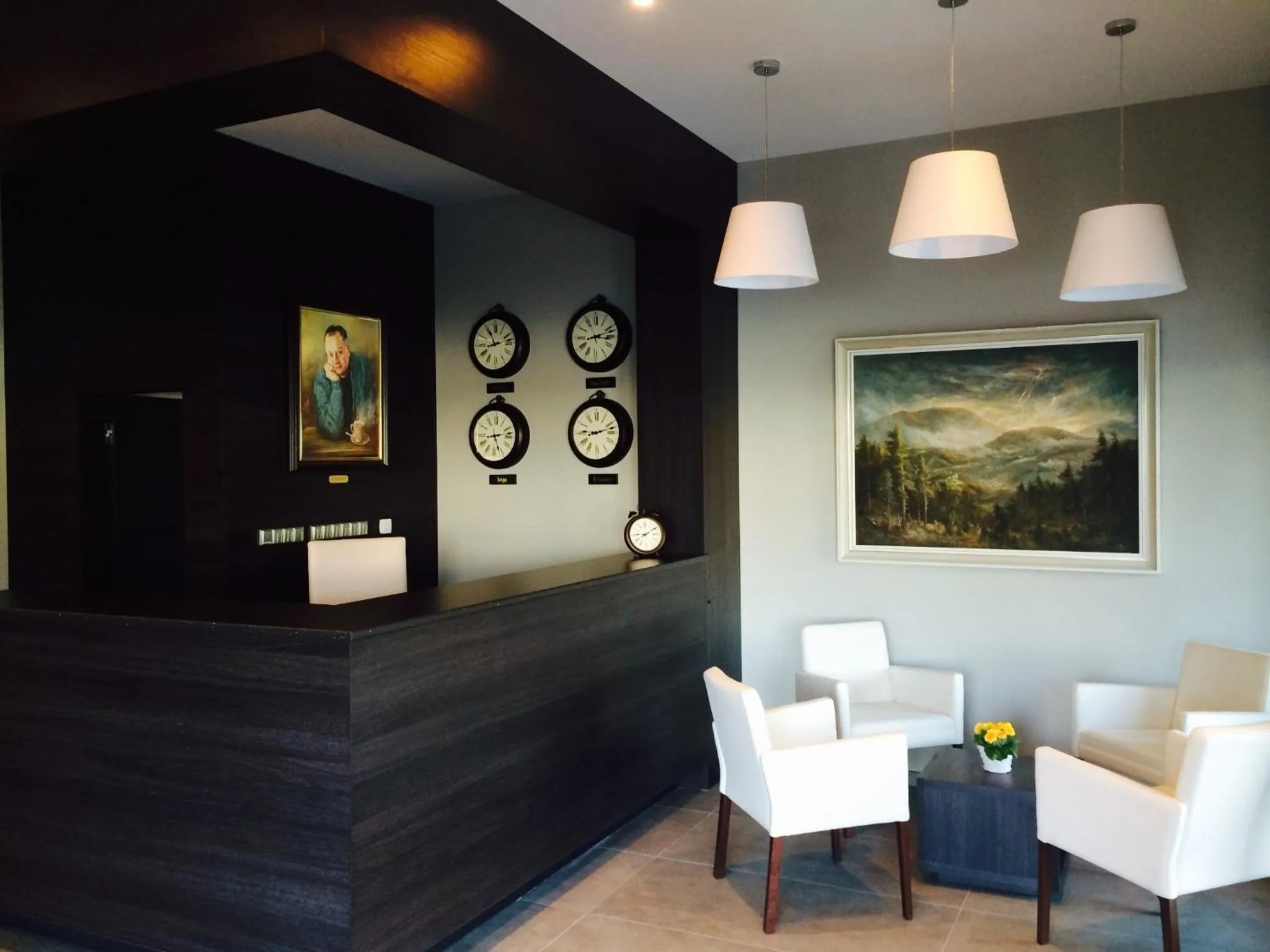 Lobby or reception in Hotel Freud