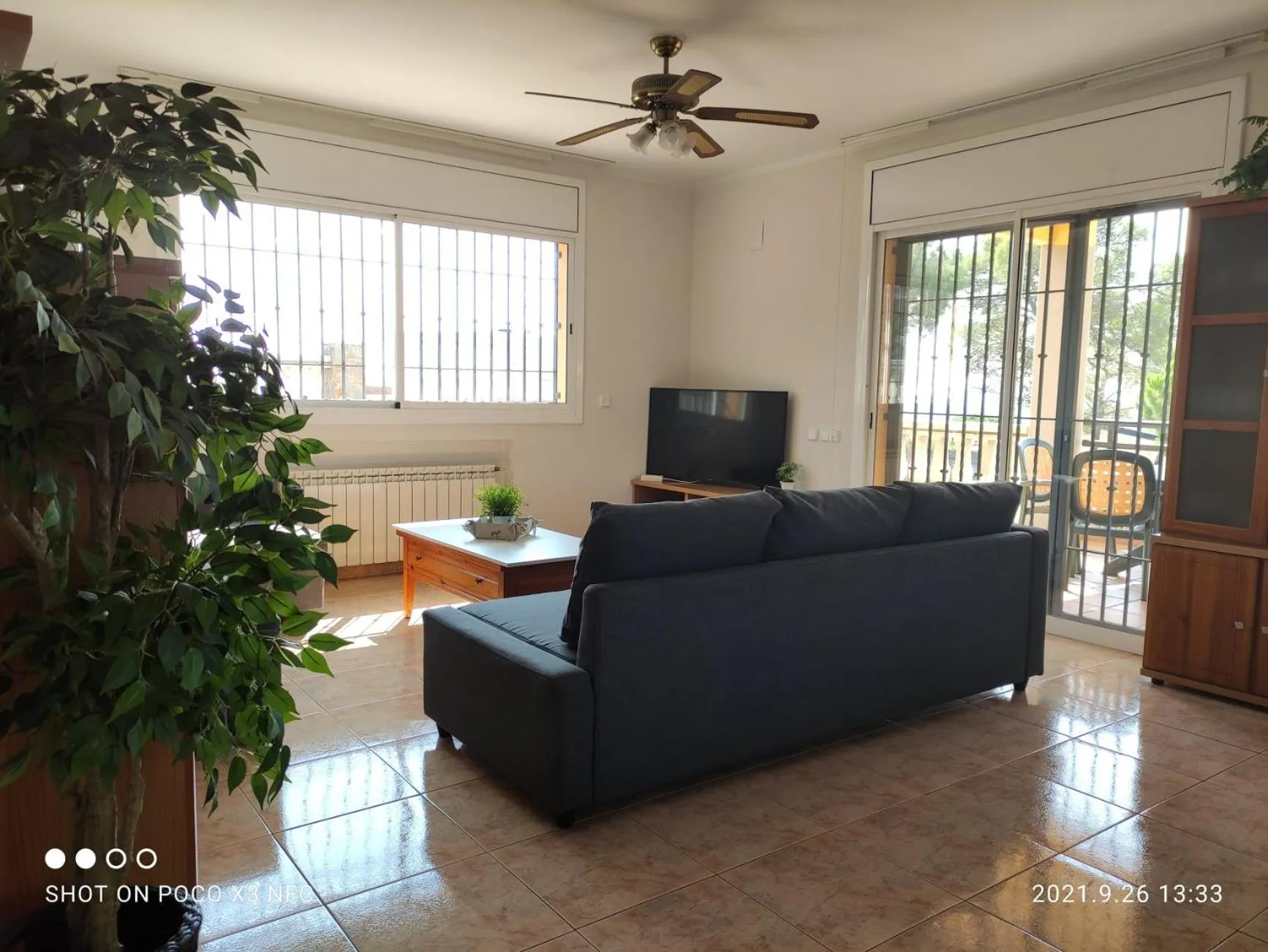 Living room in Villa Galicia