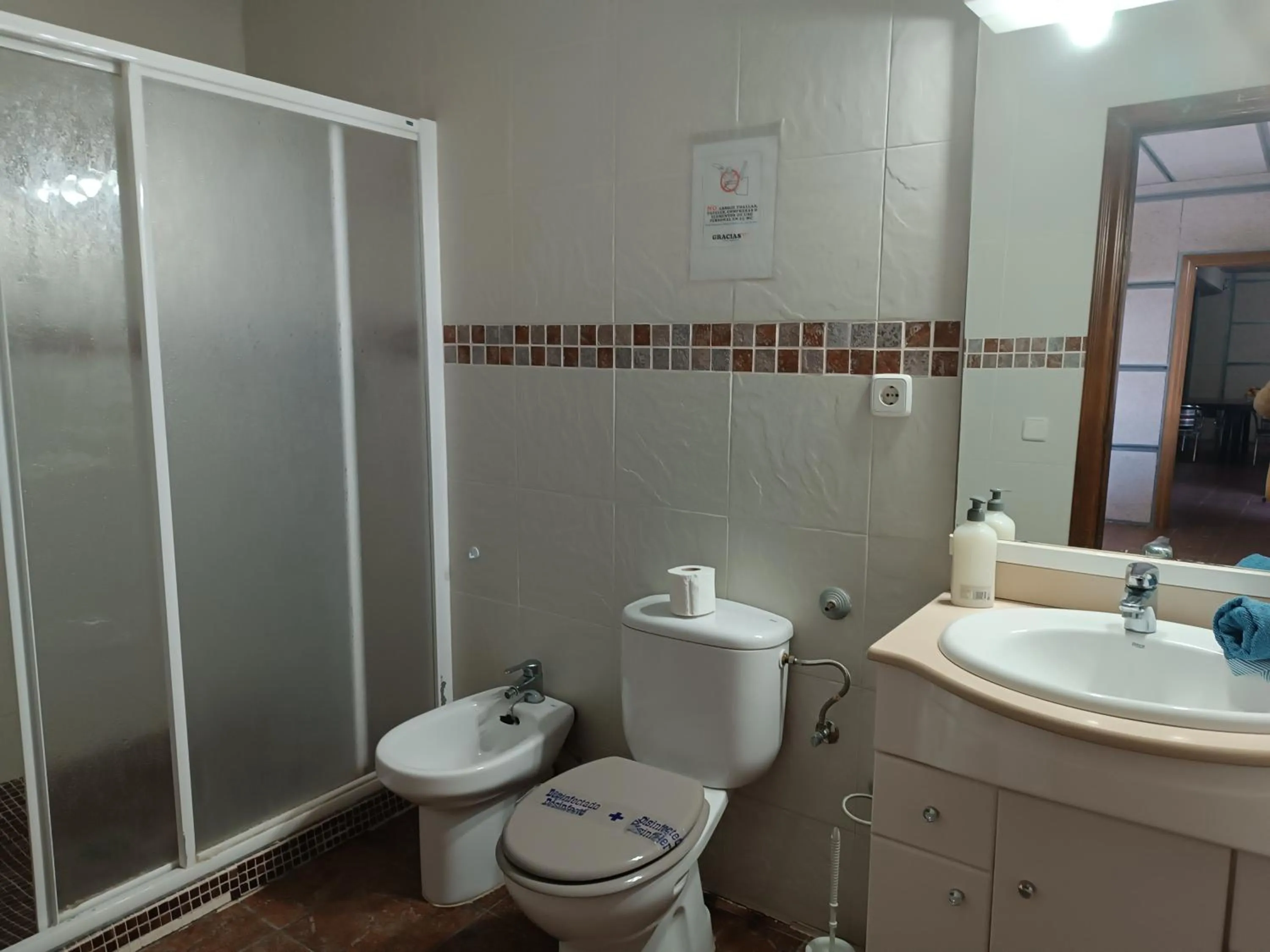 Shower in Villa Galicia