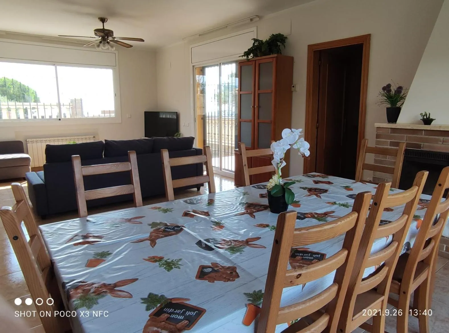 Dining area in Villa Galicia