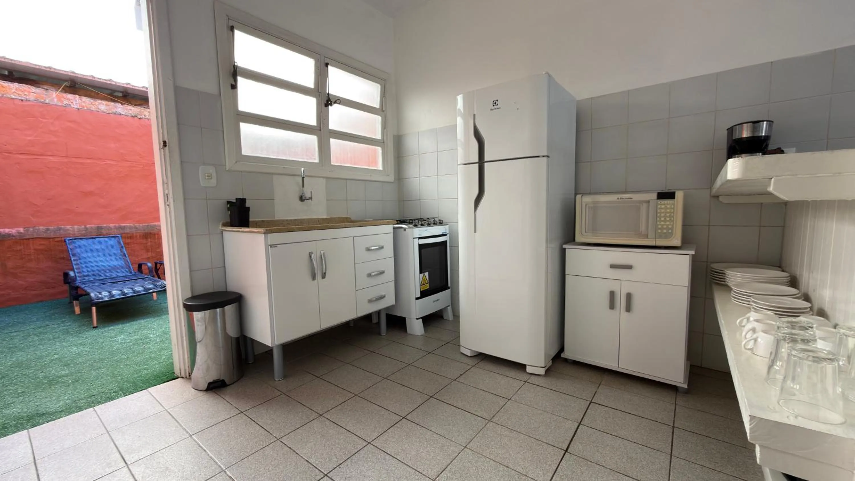 kitchen in Pousada Pantai Maresias