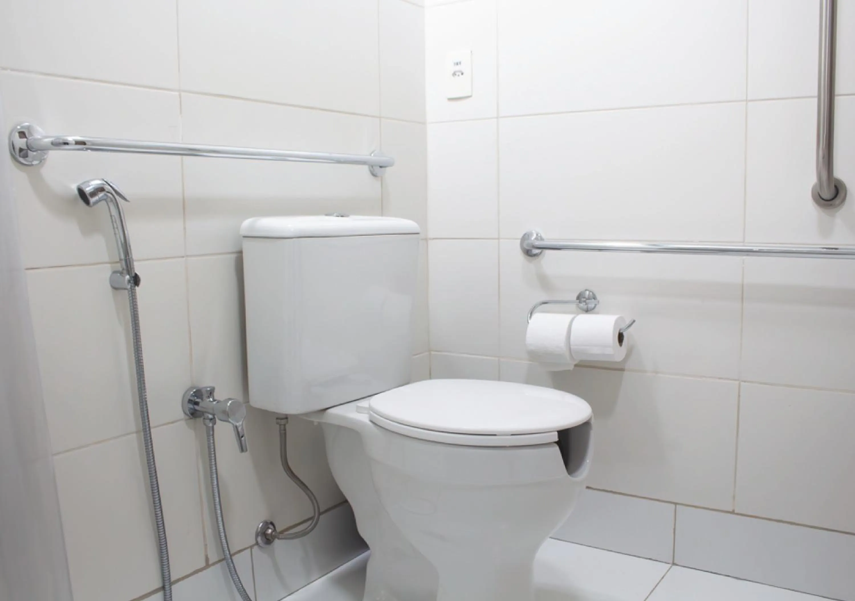 Bathroom in Master Express Dom Pedro II - próximo ao Consulado Americano e Aeroporto