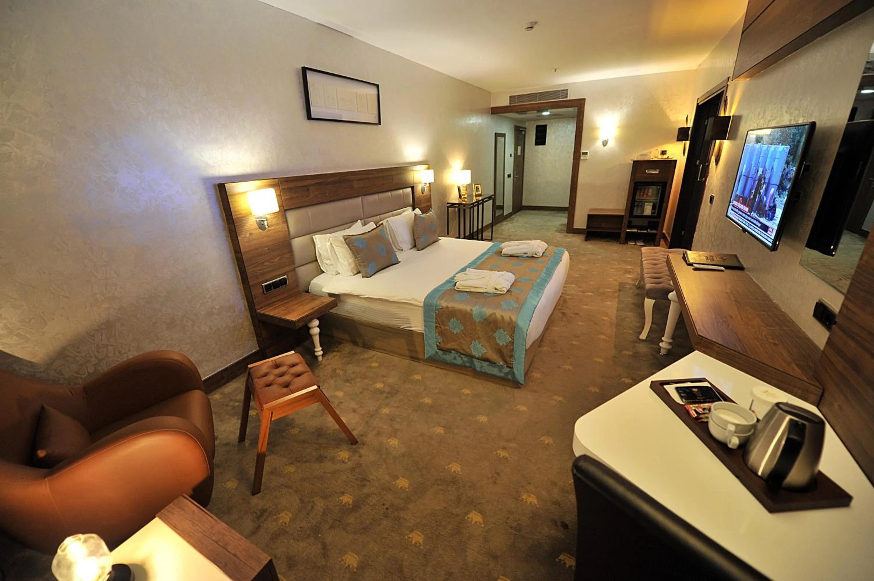 Bed in Royal Hotel Inegol