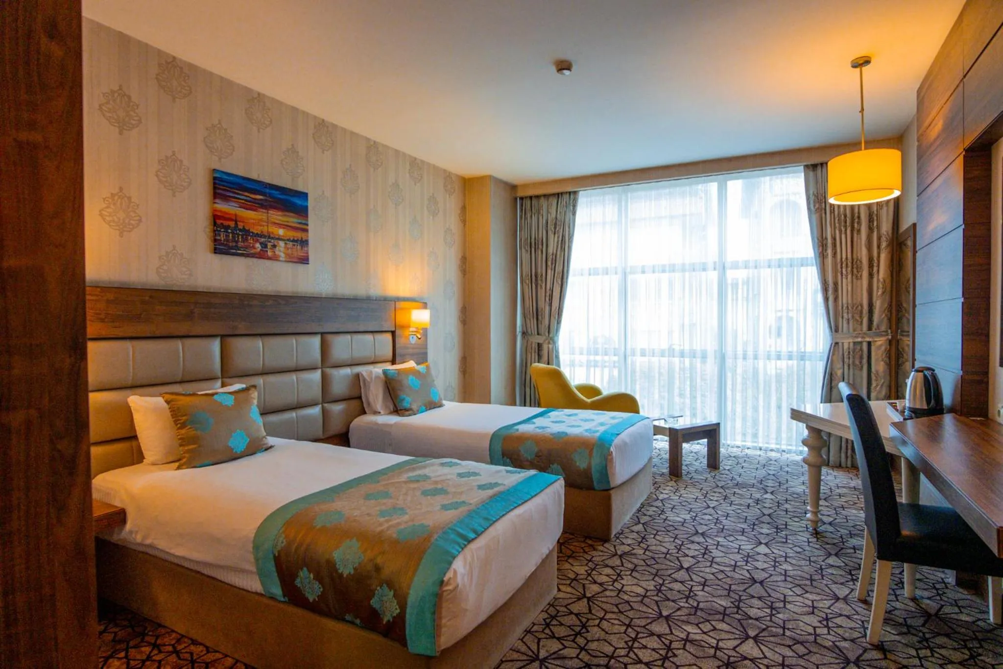 Bed in Royal Hotel Inegol