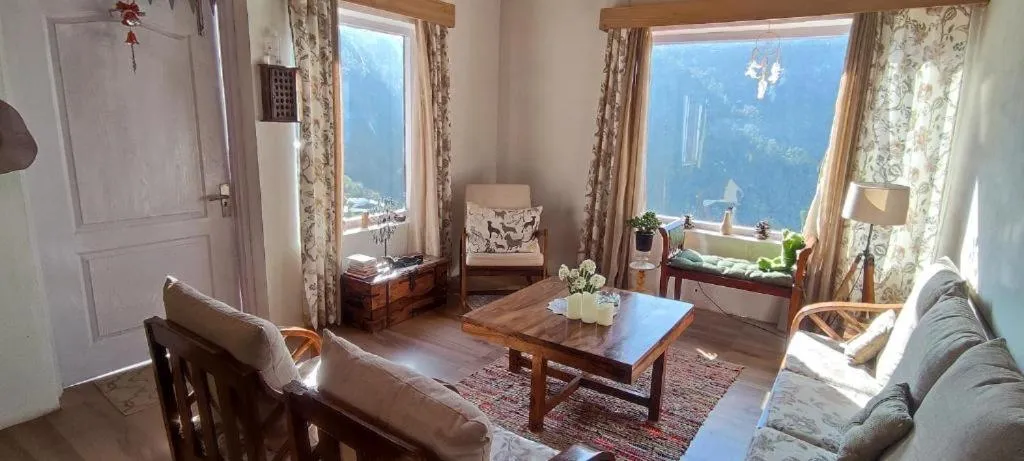 Seating area in Katie's Abode, Hartola