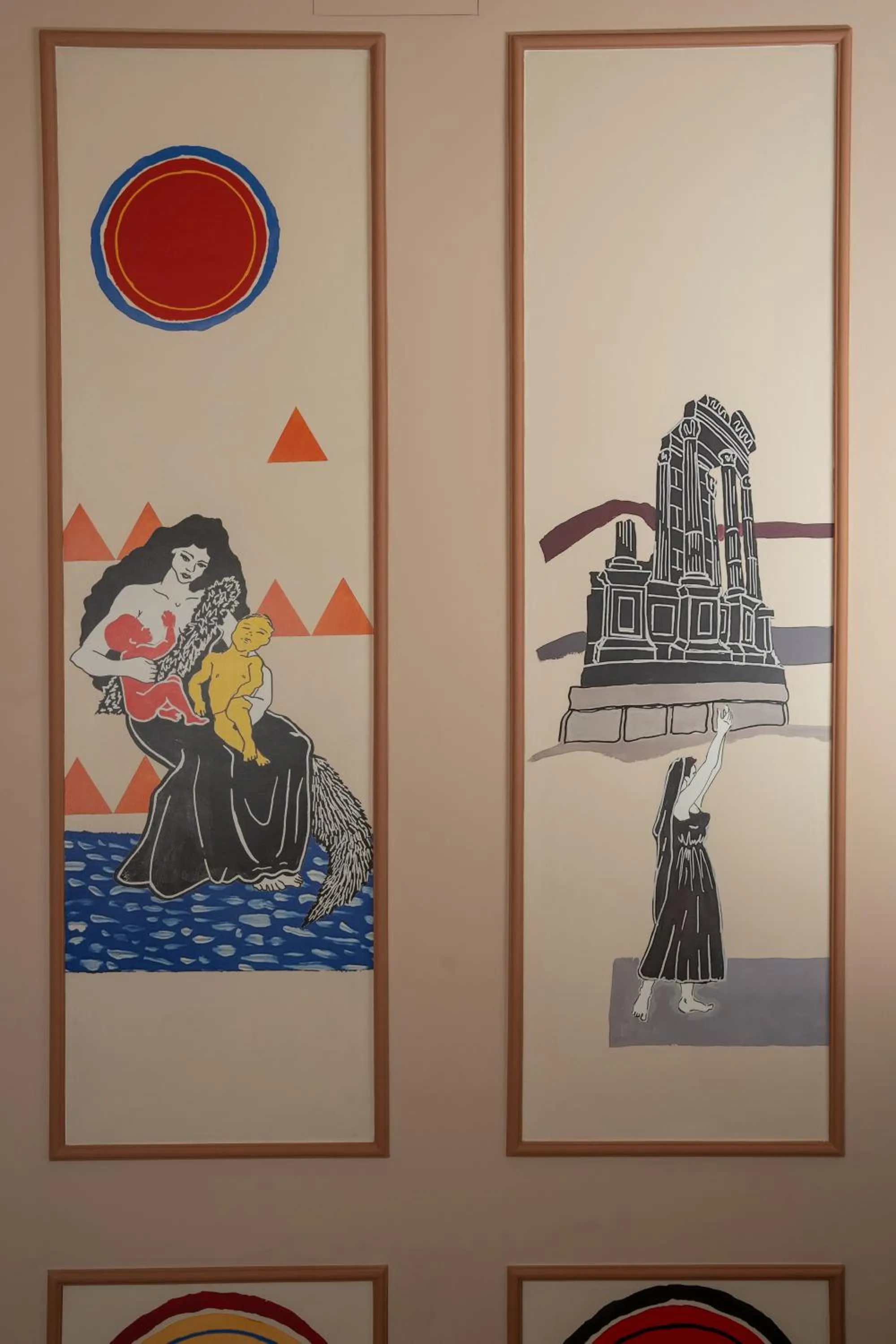 Decorative detail in Cloud 7 Roma Hotel