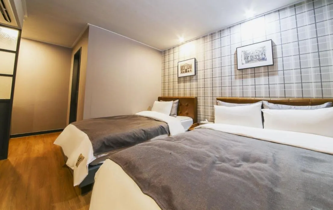 Bed in Hotel Browndot Myeongseo Convention