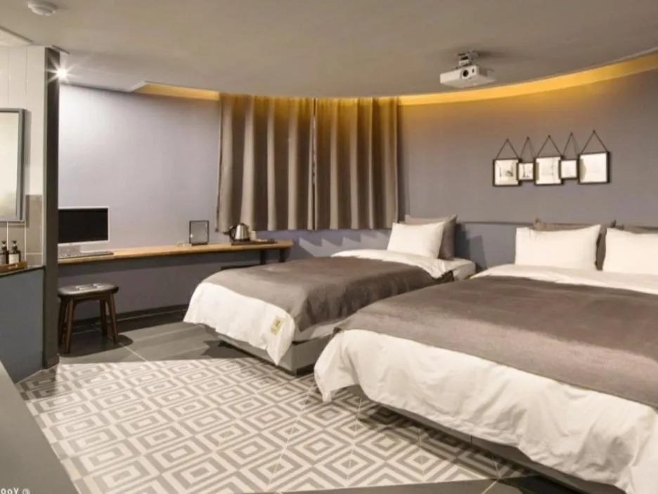 Bed in Hotel Browndot Myeongseo Convention