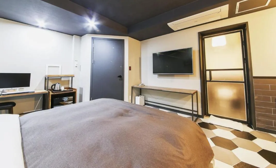 Bed in Hotel Browndot Myeongseo Convention