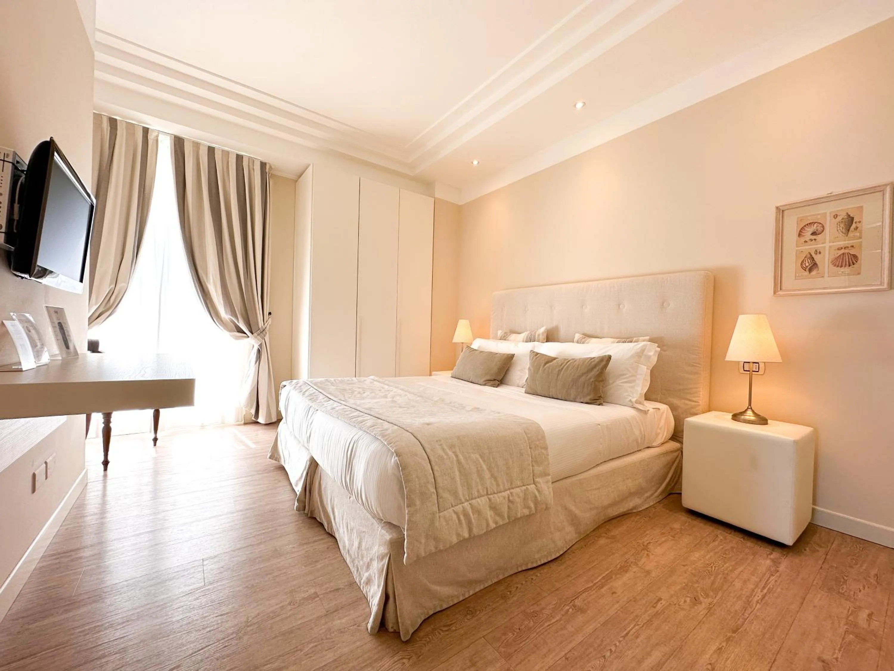 Bedroom, Bed in Residence Lungomare - Charming apartments
