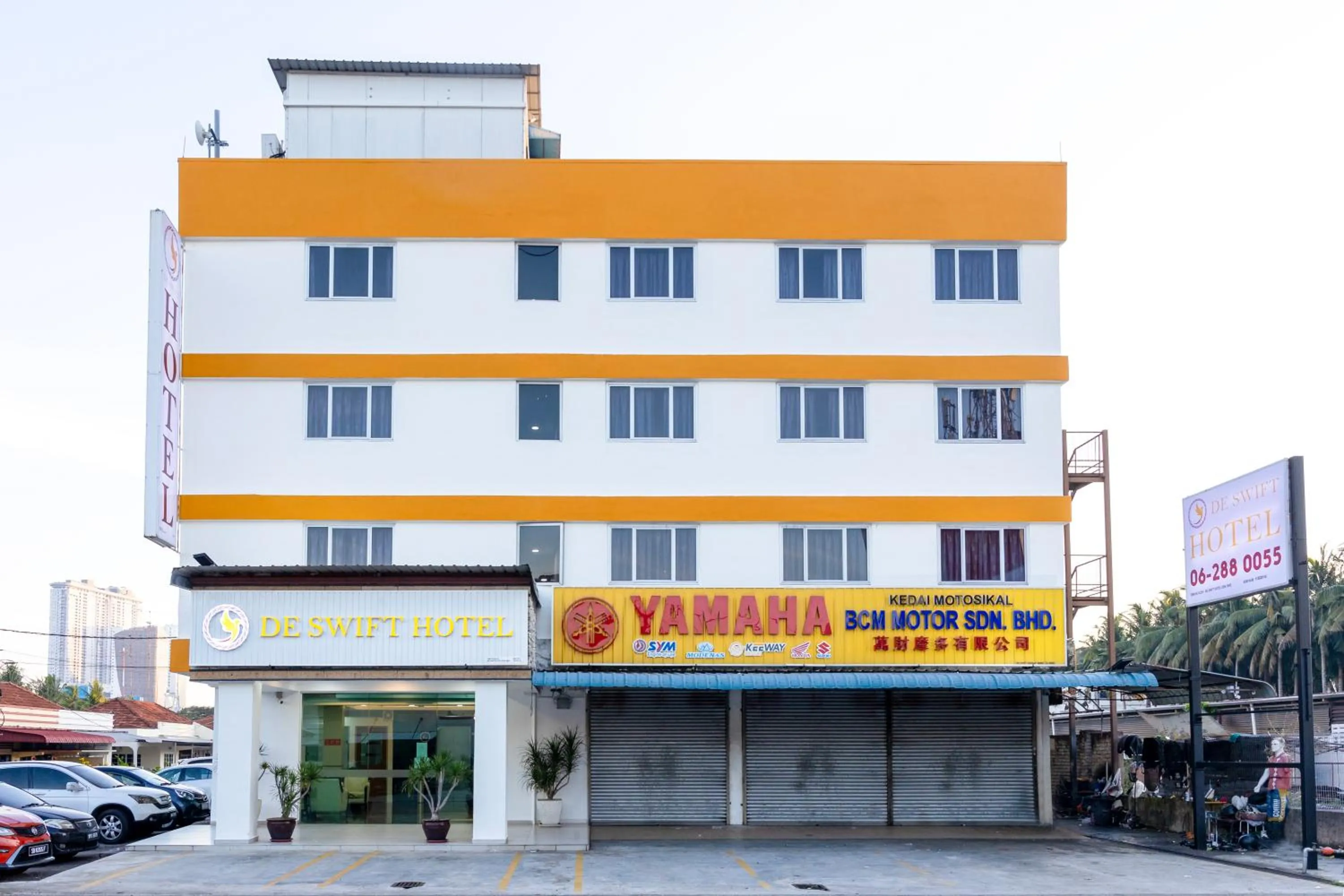 Property building in De Swift Hotel