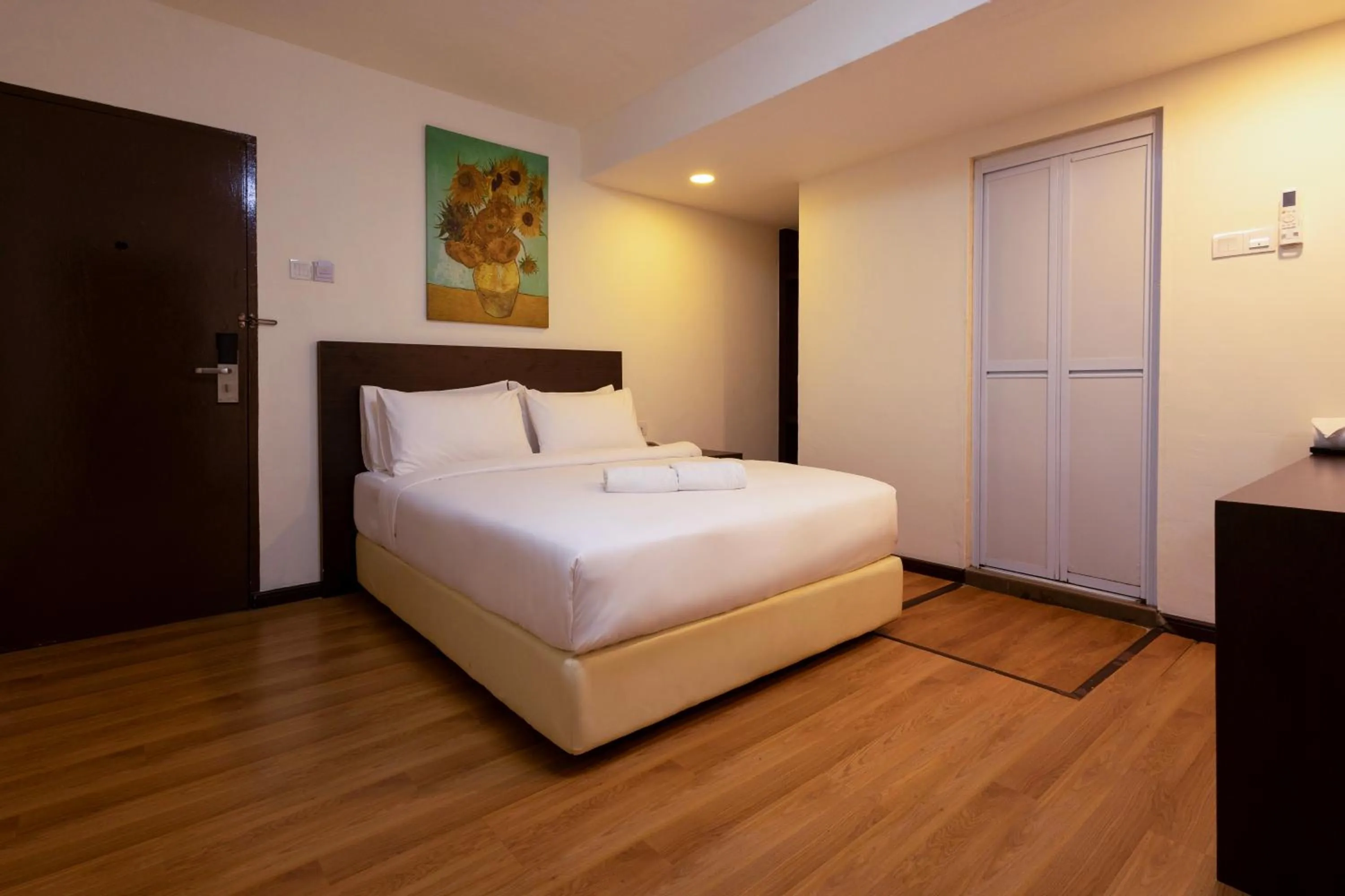 Bed in De Swift Hotel