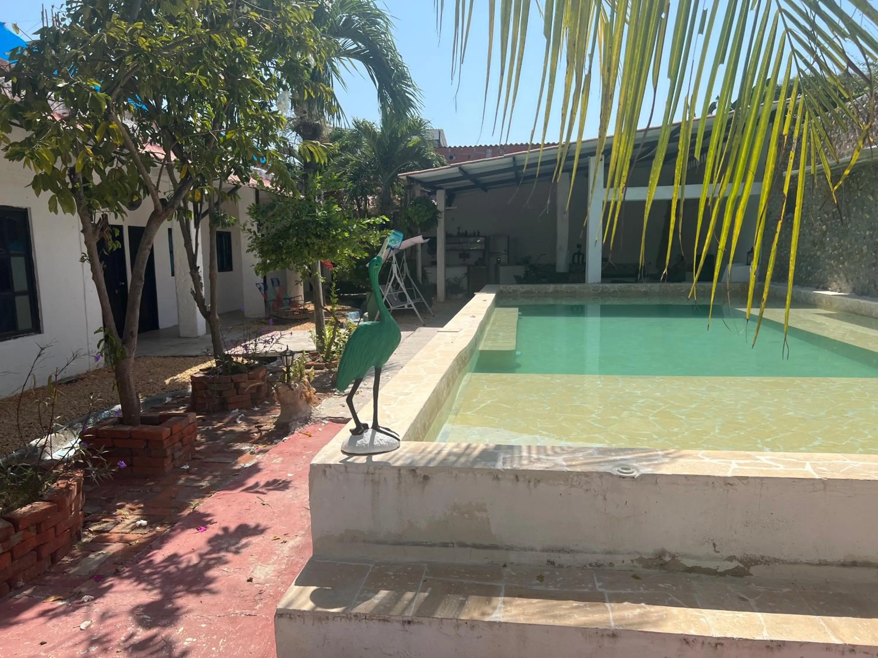 Pool view in Casa Torices Real 12