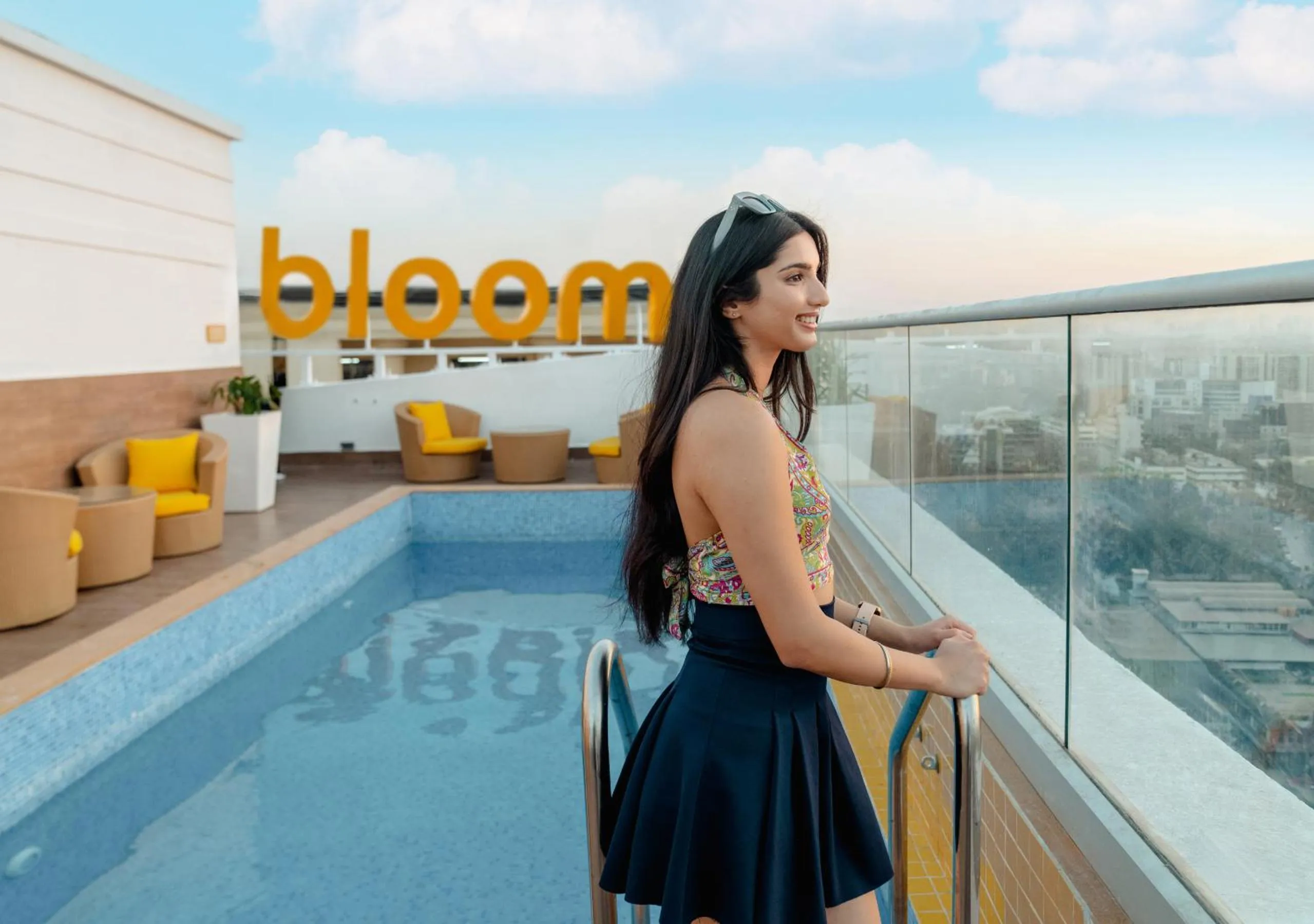 Swimming pool in Bloom Hotel Saki Vihar Powai