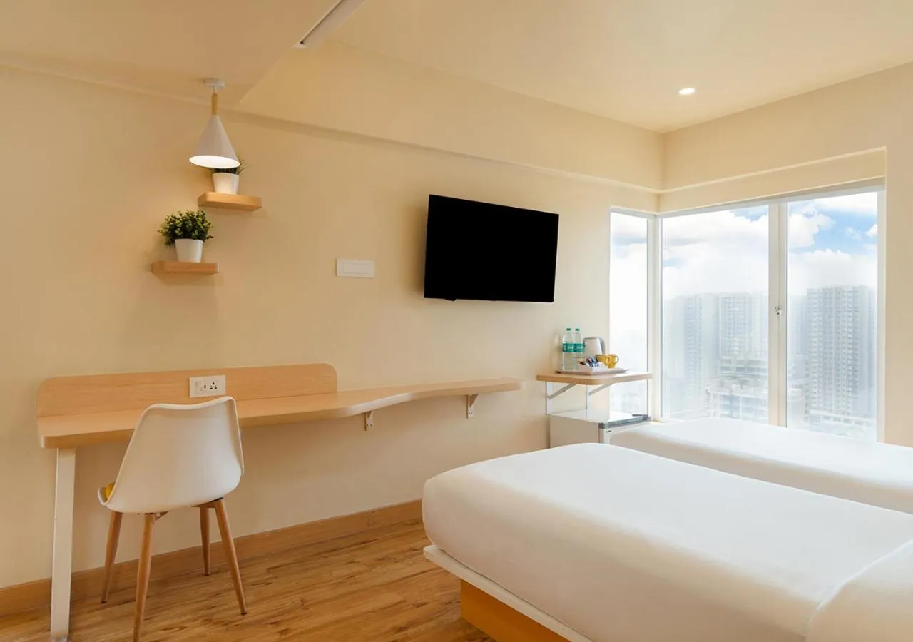 View (from property/room), Bed in Bloom Hotel Saki Vihar Powai