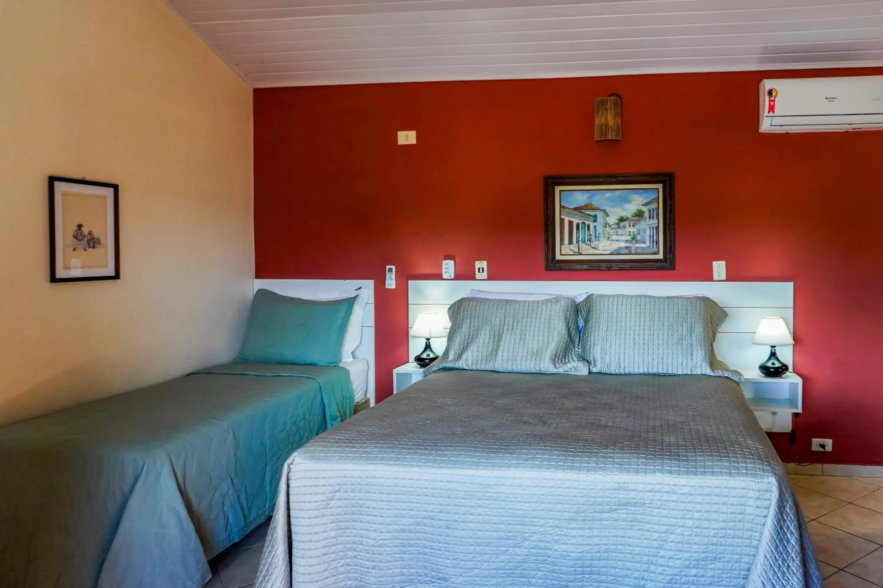 Triple Room with Sea View in Pousada Do Forte Triple Room with Sea View in Pousada Do Forte