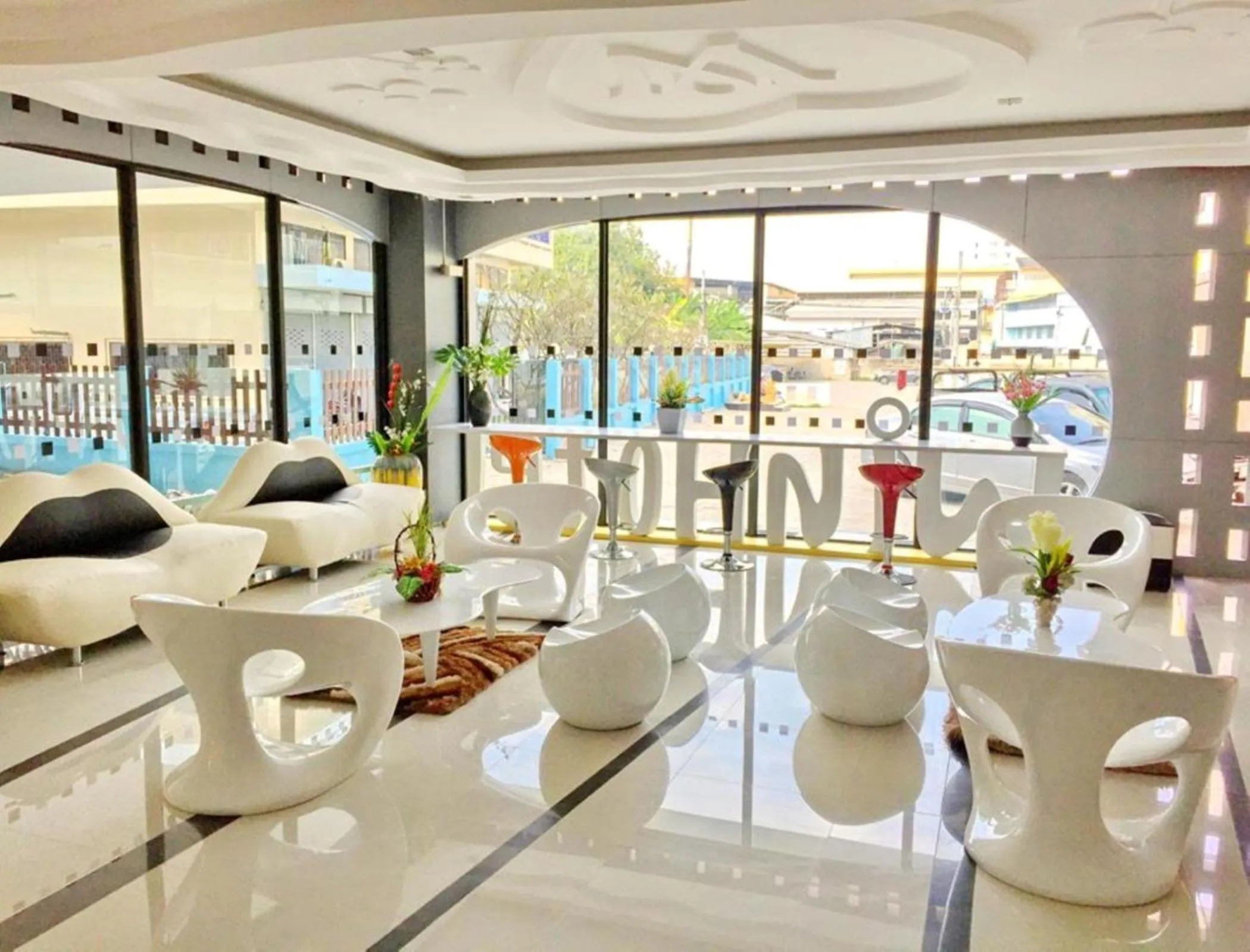 Lobby or reception in Win Hotel Phayao