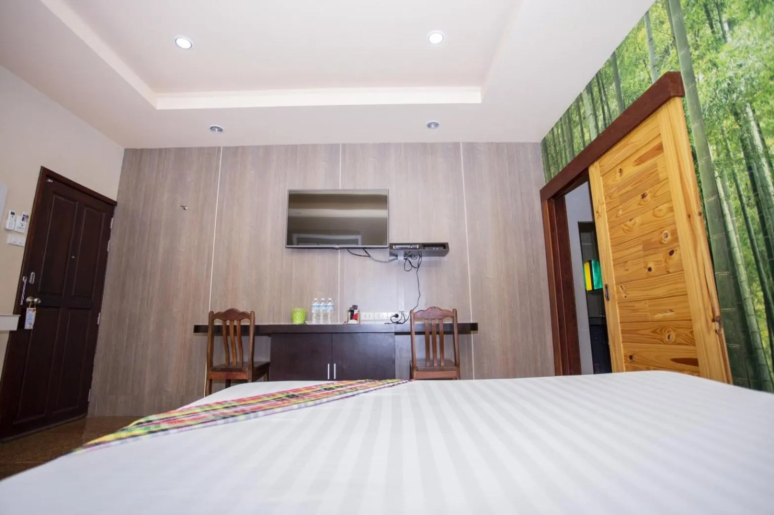 Bed in Thansila Resort&Garden Buriram