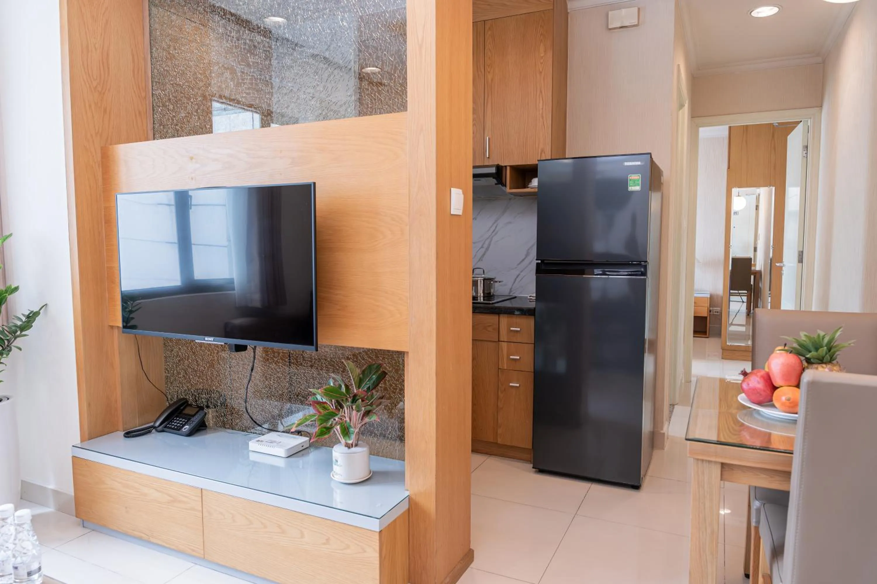 Living room in Mayfair Suites