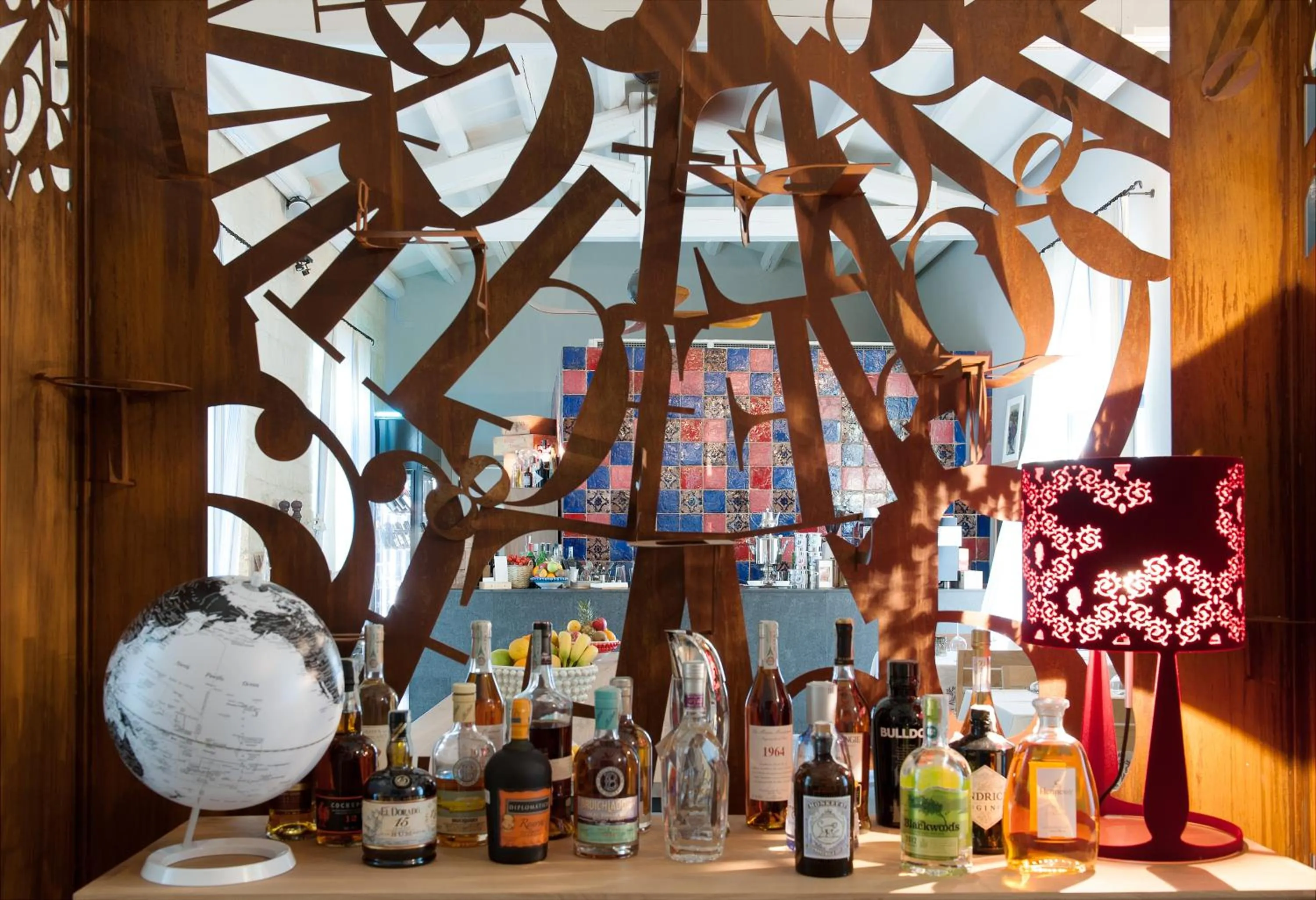 Lounge or bar in Masseria Della Volpe