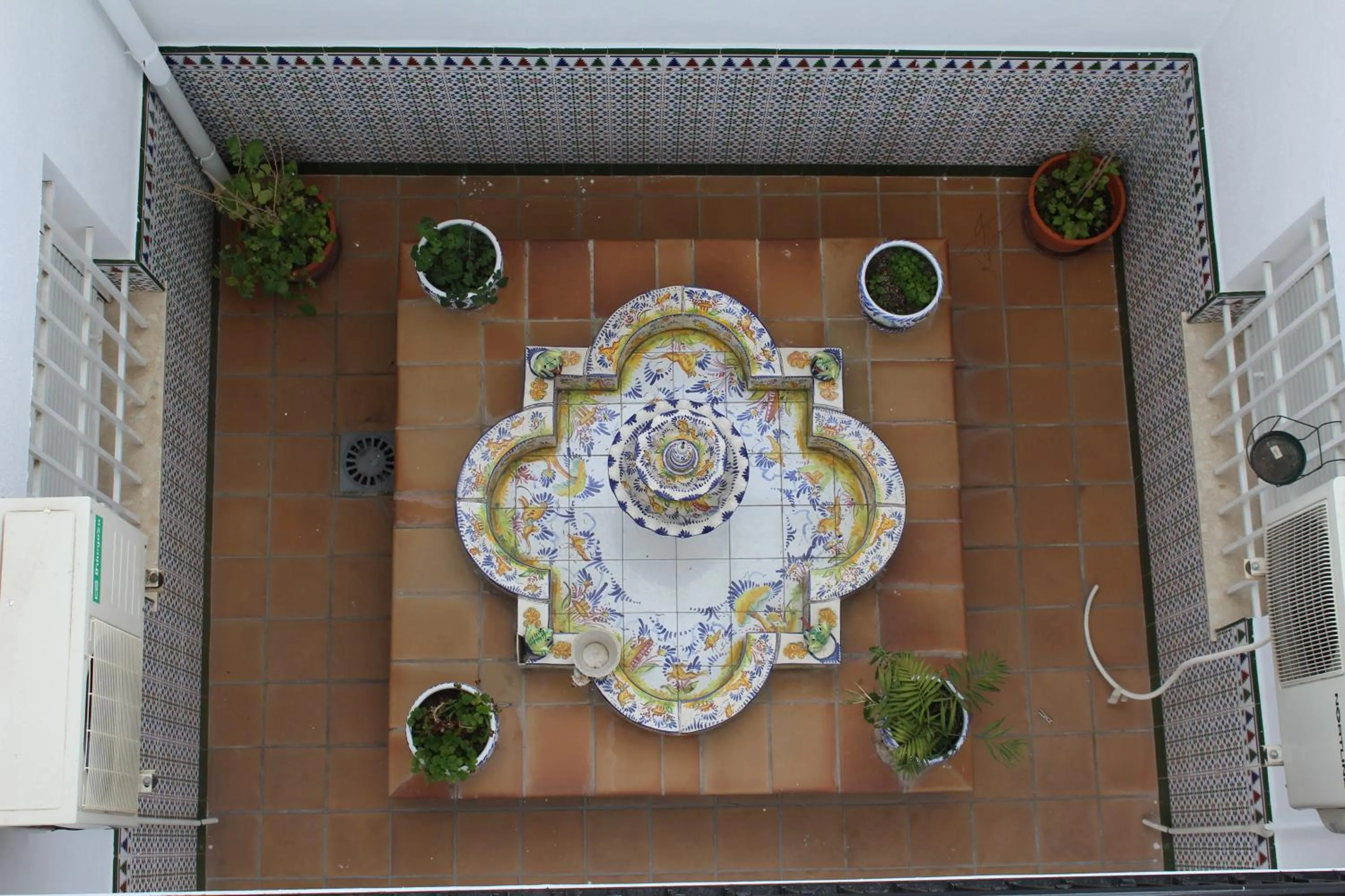 Patio in Hotel Doña Carmen