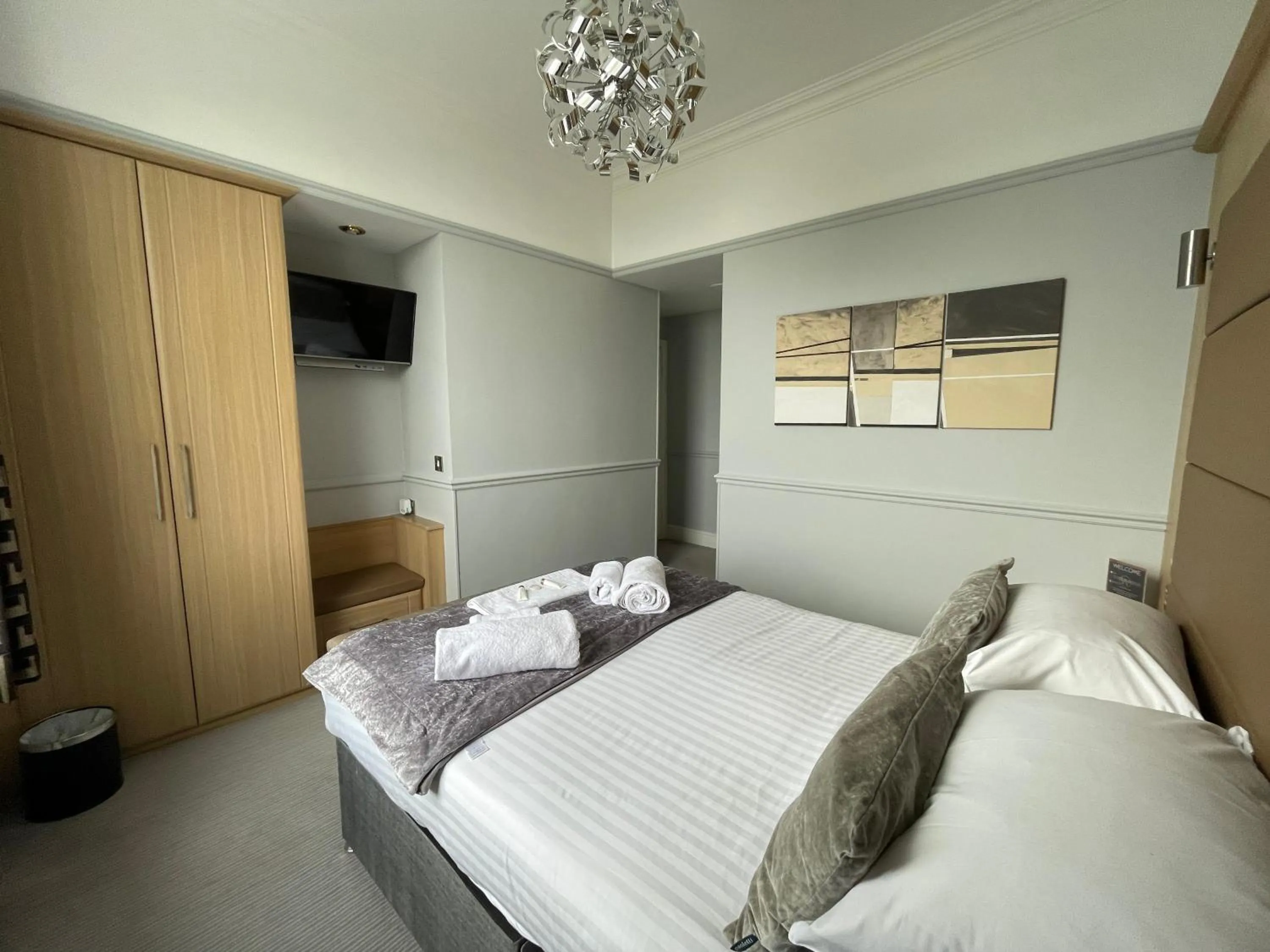 Bed in The Wildings Hotel & Tudno's Restaurant