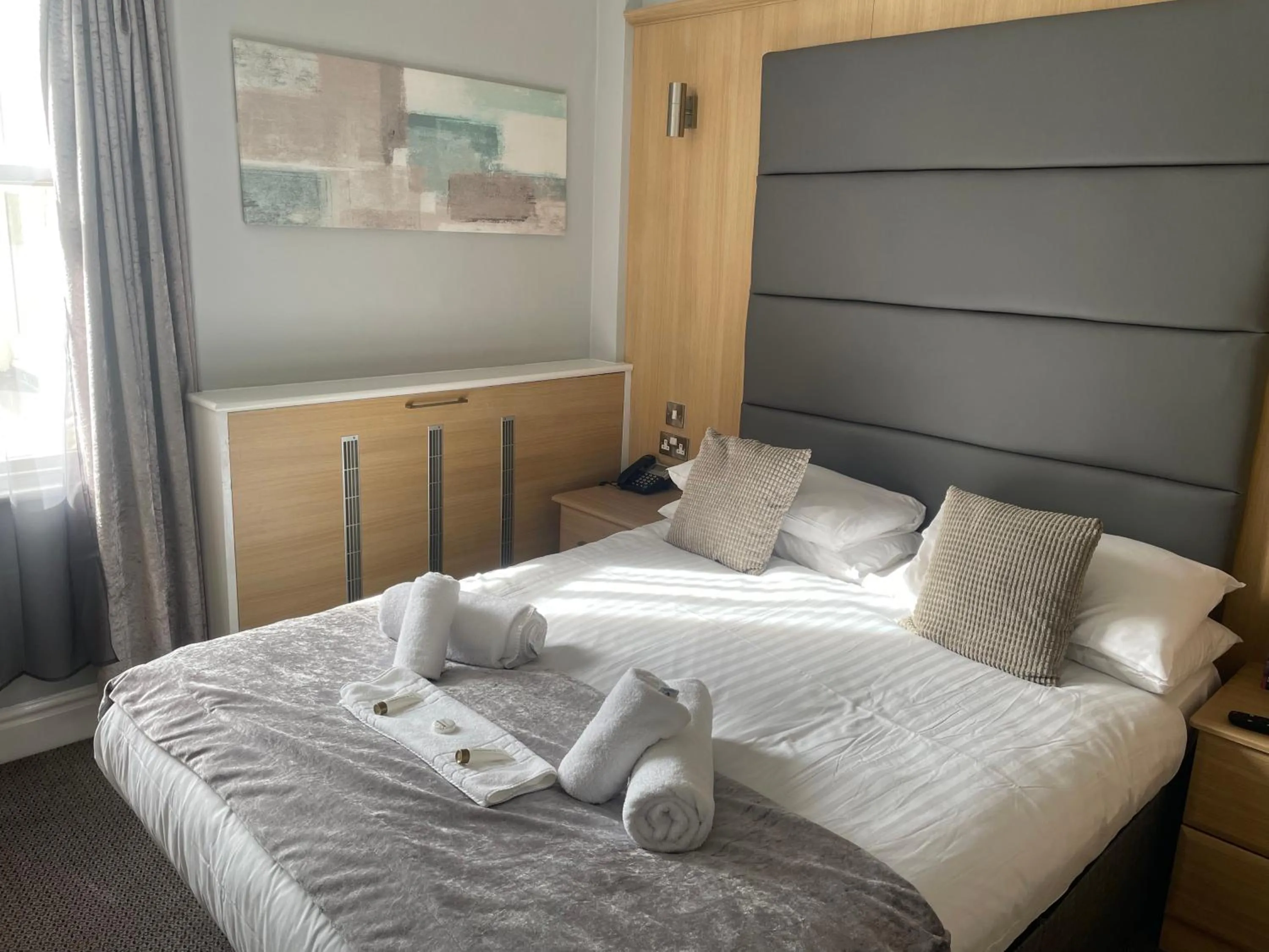 Bed in The Wildings Hotel & Tudno's Restaurant