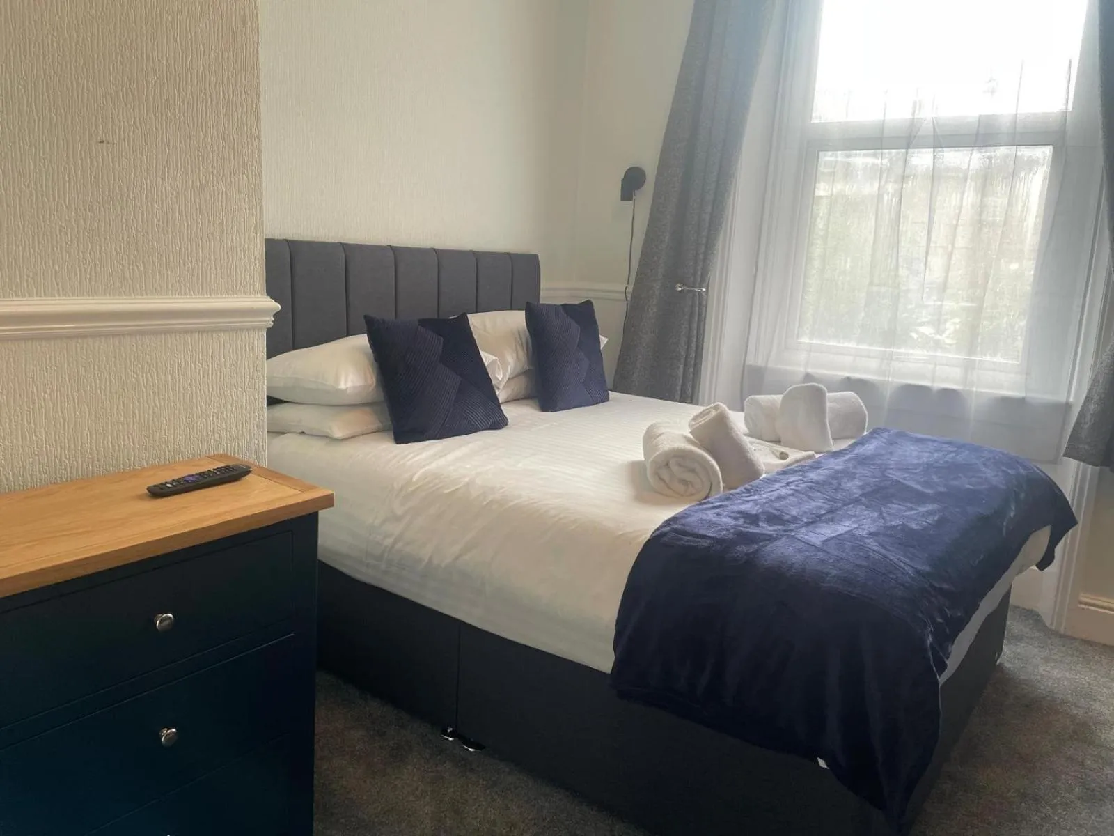 Bed in The Wildings Hotel & Tudno's Restaurant