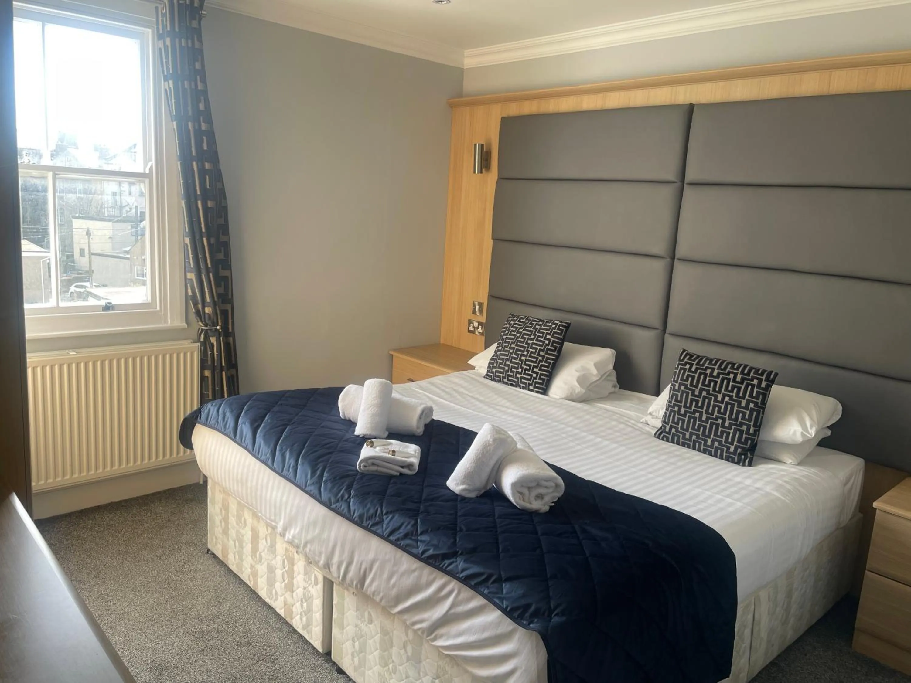 Bed in The Wildings Hotel & Tudno's Restaurant