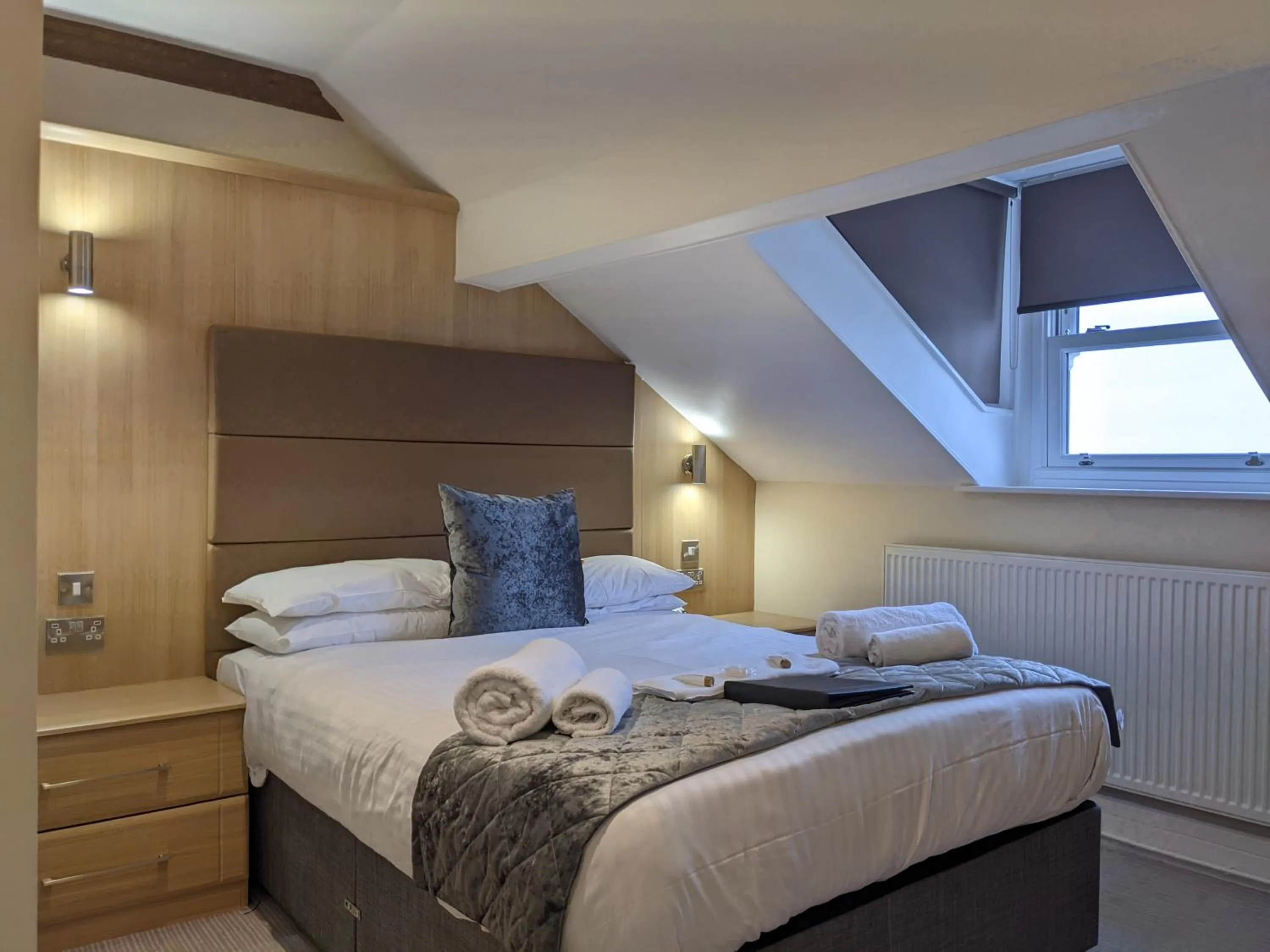 Bed in The Wildings Hotel & Tudno's Restaurant