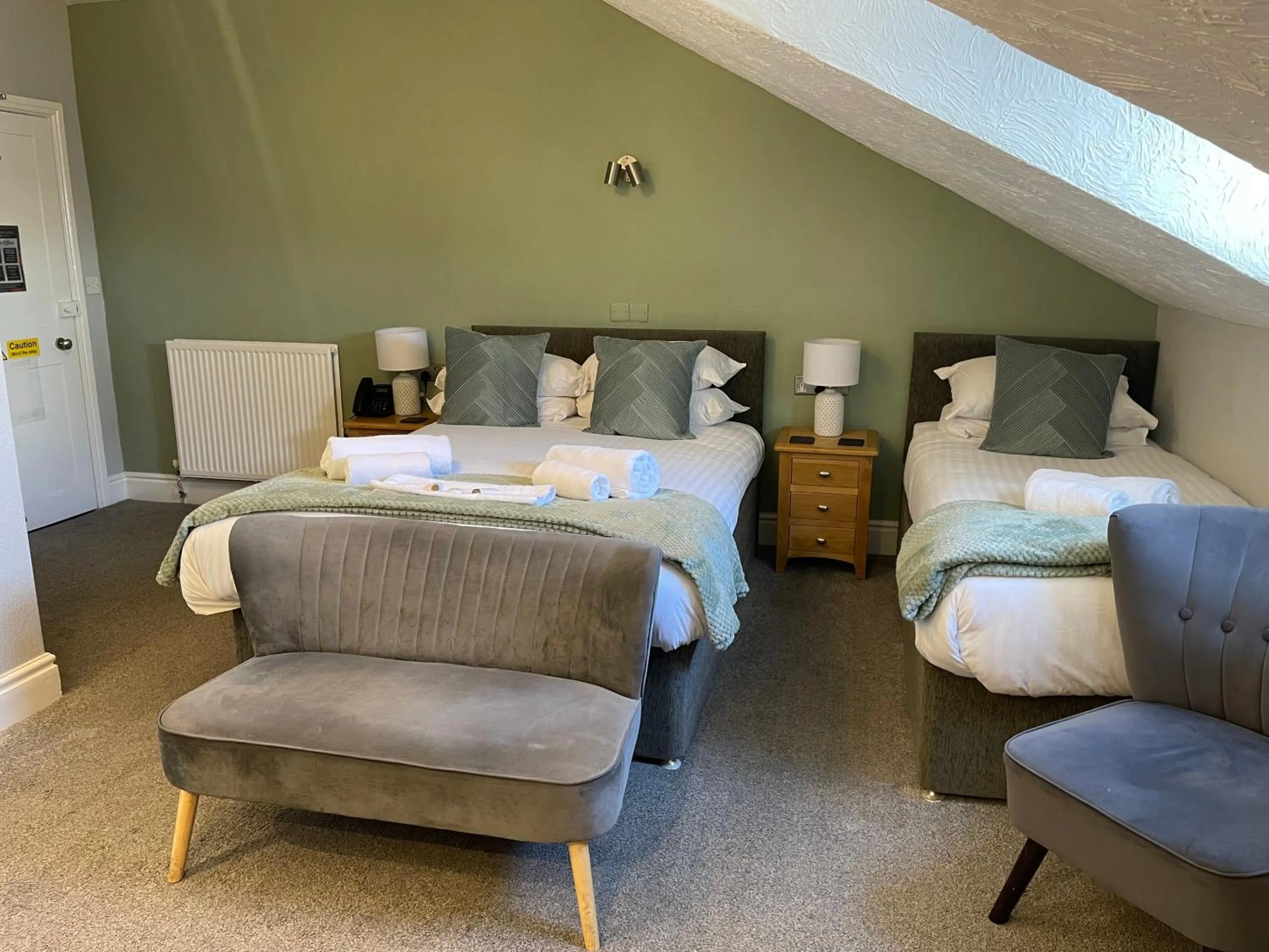 Bed in The Wildings Hotel & Tudno's Restaurant