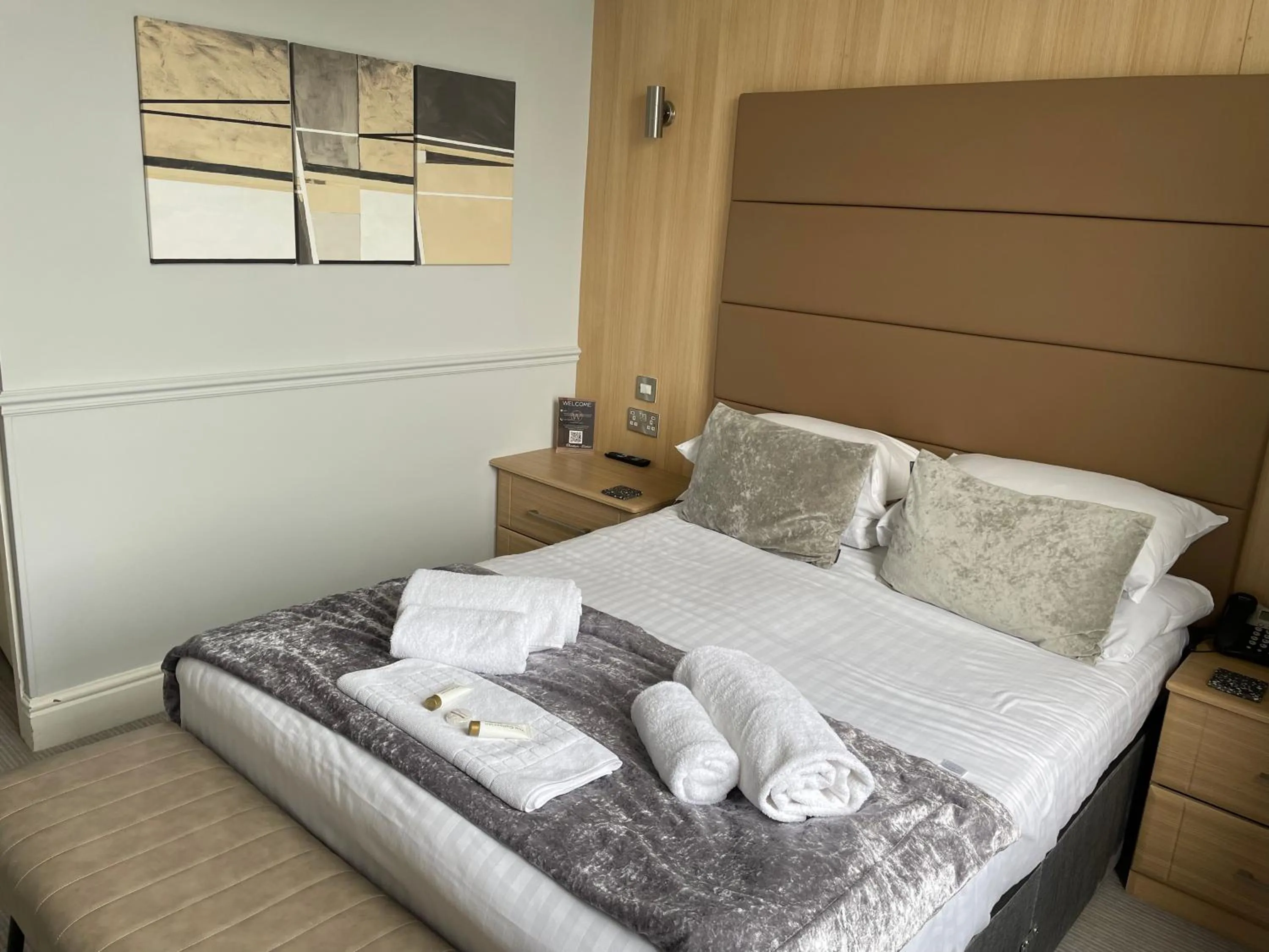 Bed in The Wildings Hotel & Tudno's Restaurant