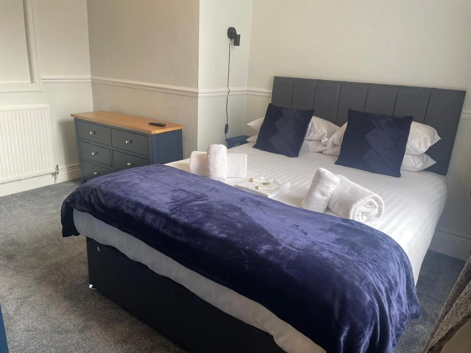 Bed in The Wildings Hotel & Tudno's Restaurant