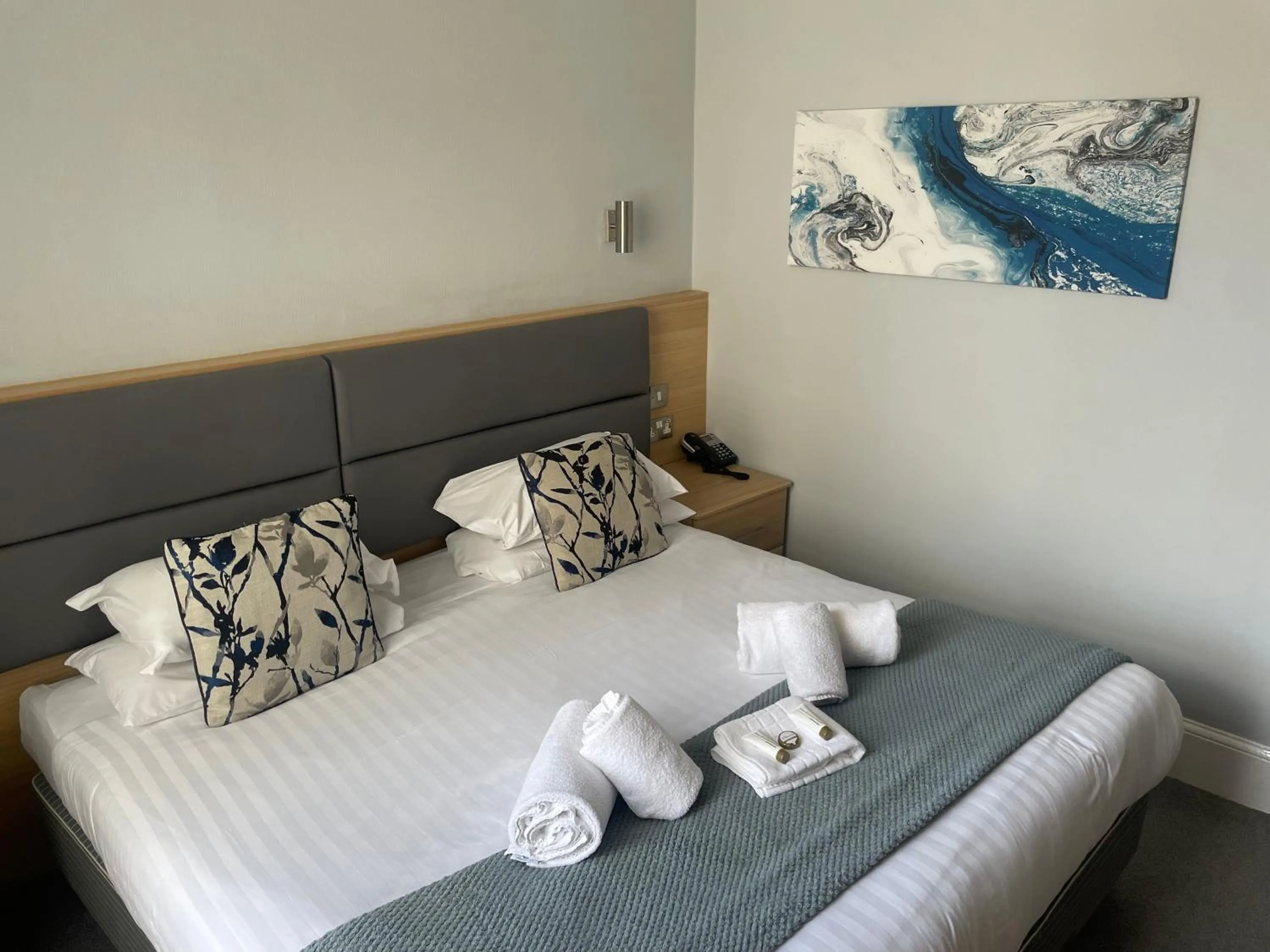 Bed in The Wildings Hotel & Tudno's Restaurant