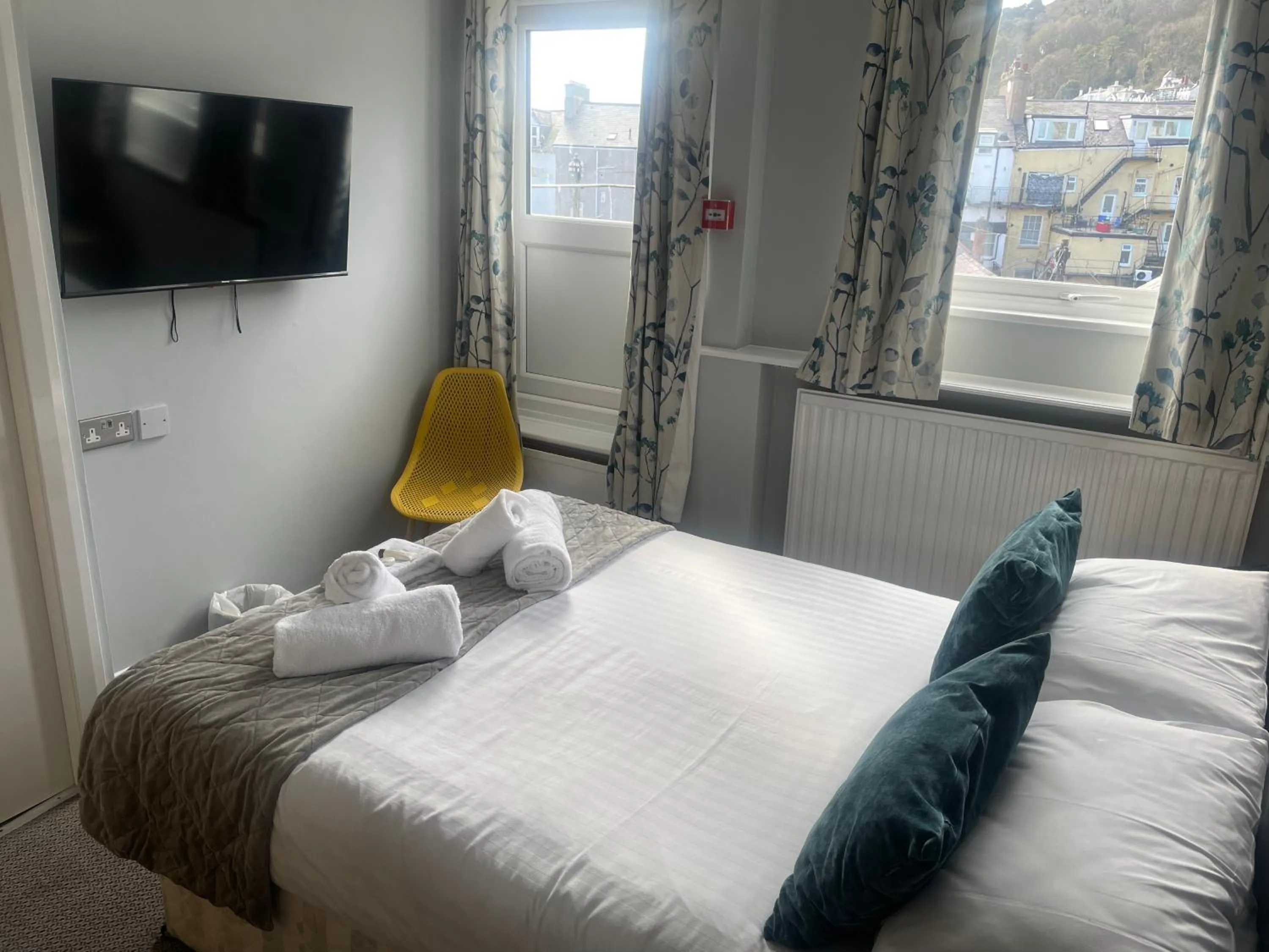 Bed in The Wildings Hotel & Tudno's Restaurant