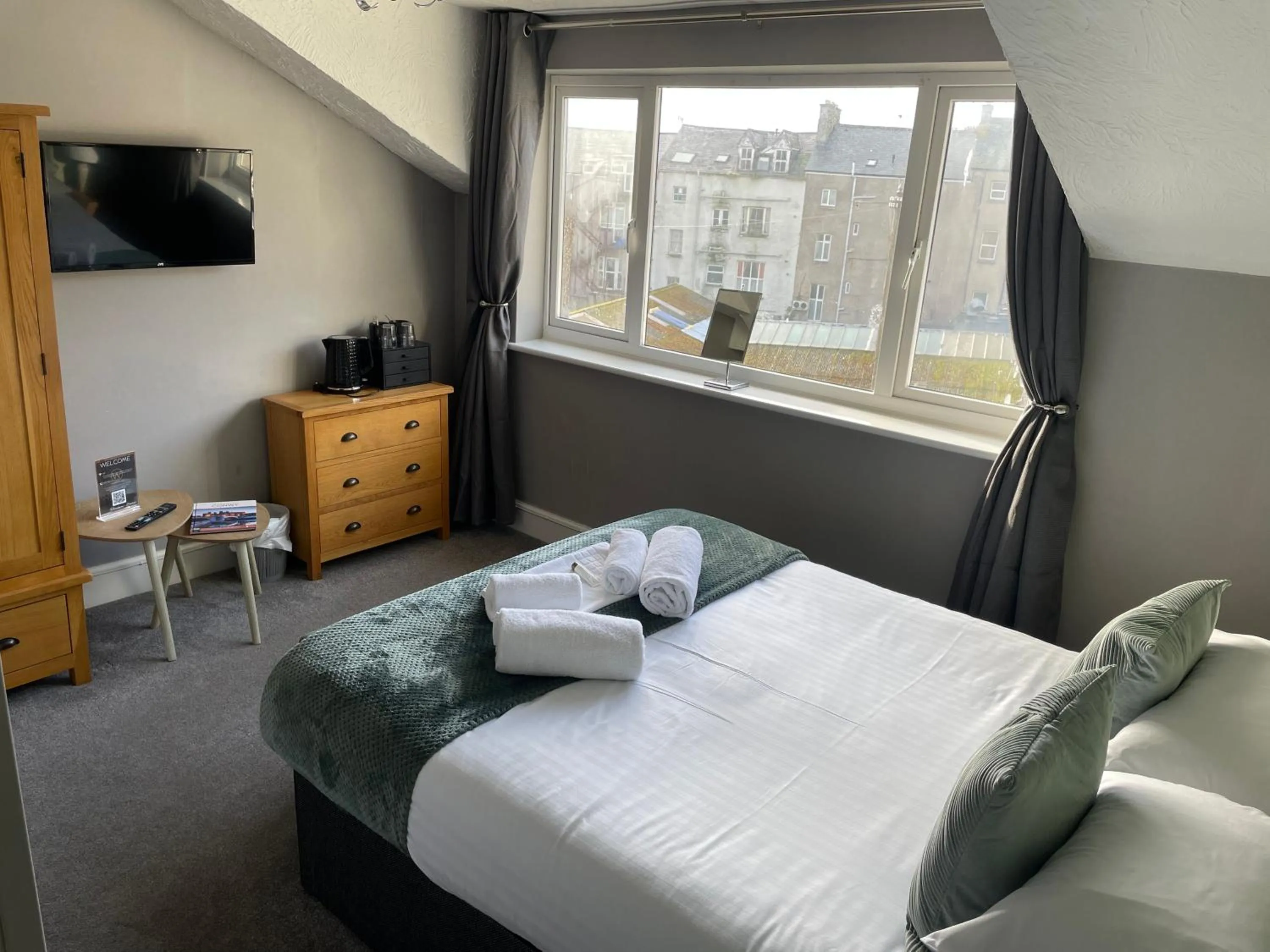 Bed in The Wildings Hotel & Tudno's Restaurant