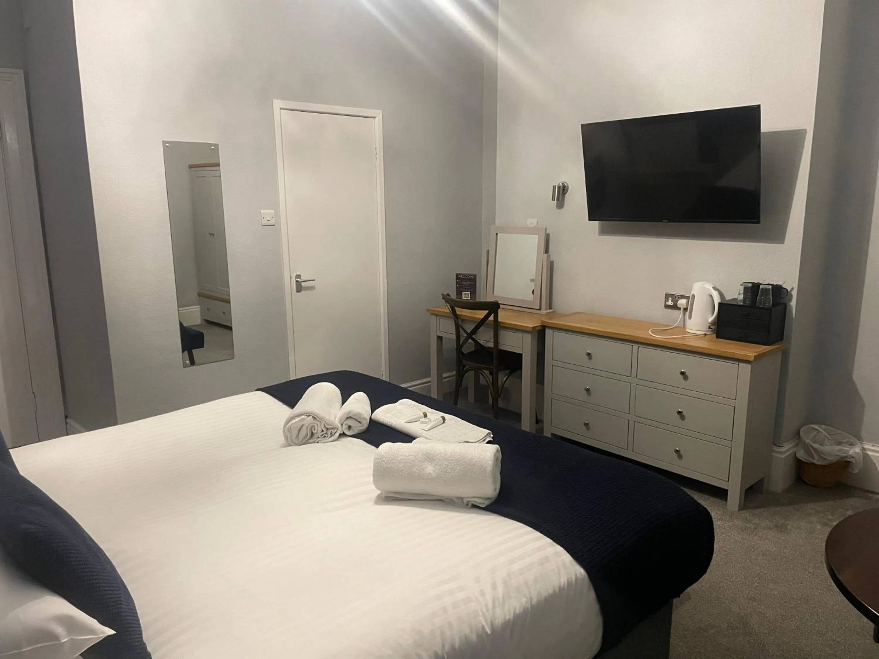 Bed in The Wildings Hotel & Tudno's Restaurant