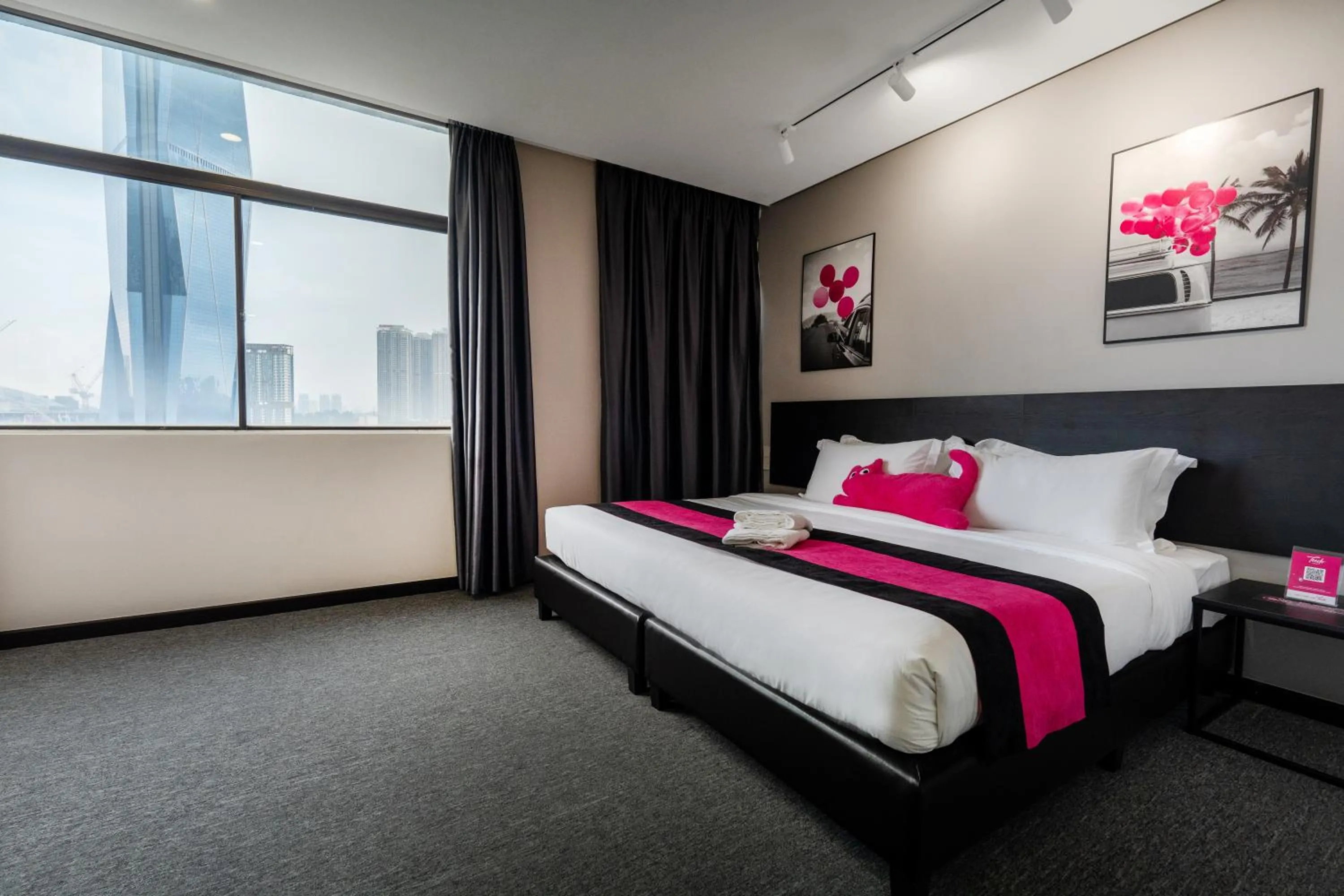 Bed in TEEDO Hotel Kuala Lumpur