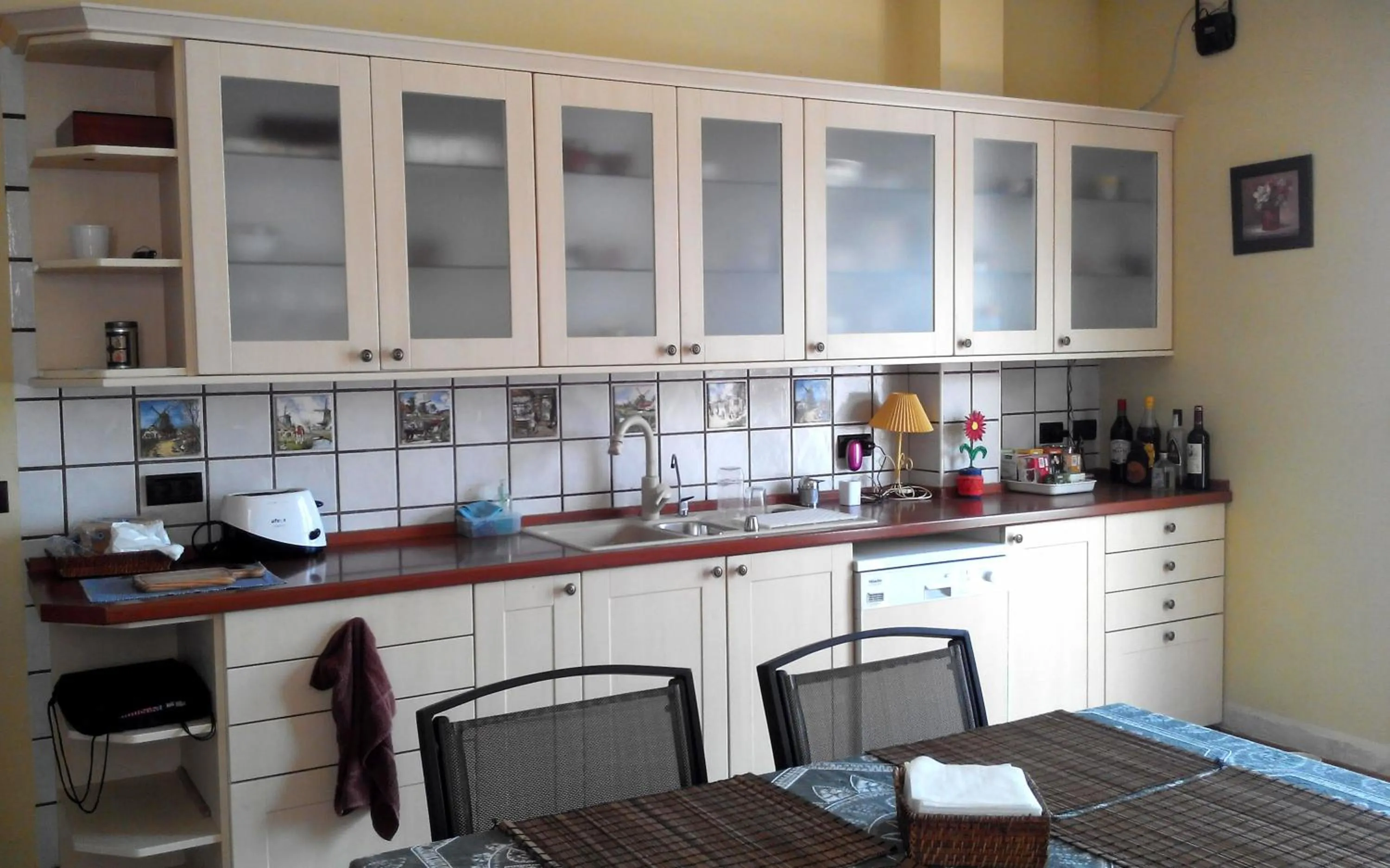 Communal kitchen in Chalet Anagato