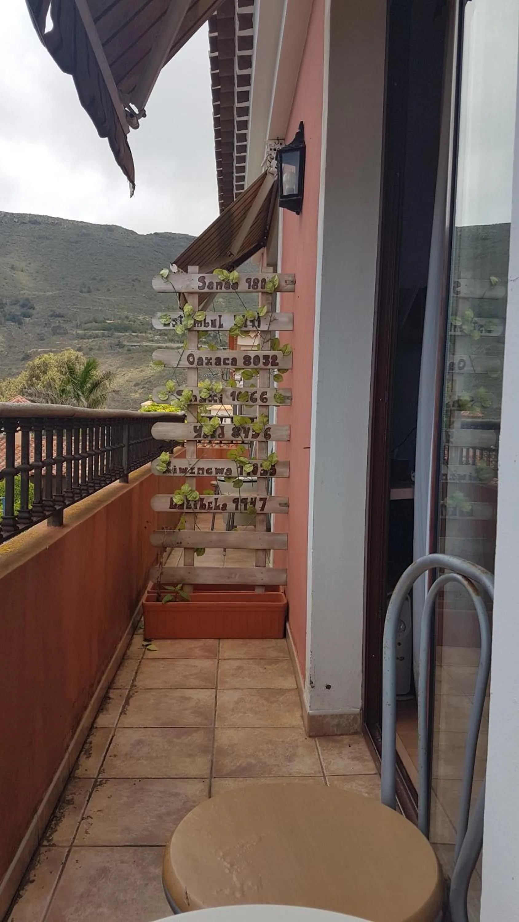 Balcony/Terrace in Chalet Anagato