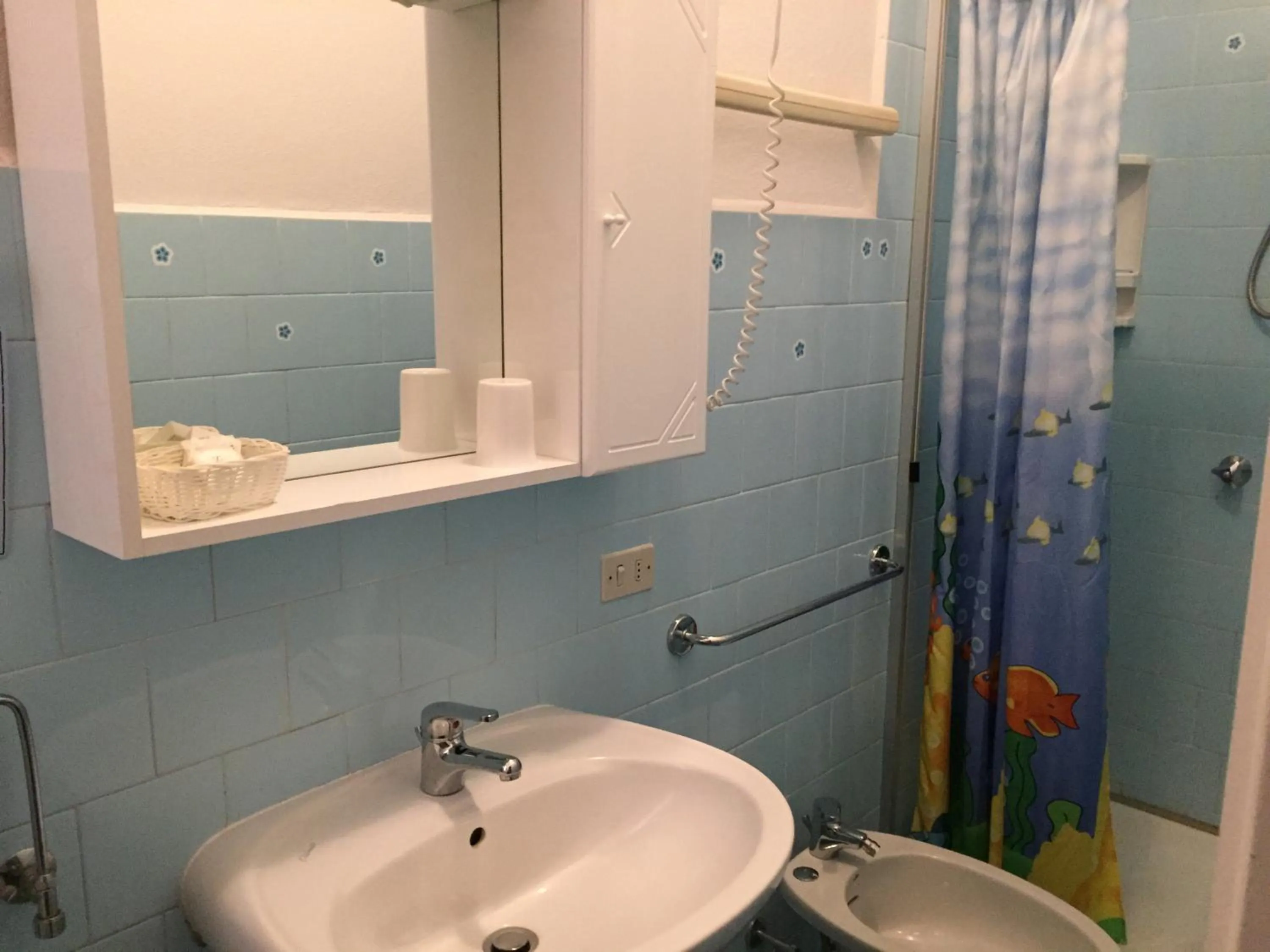 Bathroom in Hotel Plinio