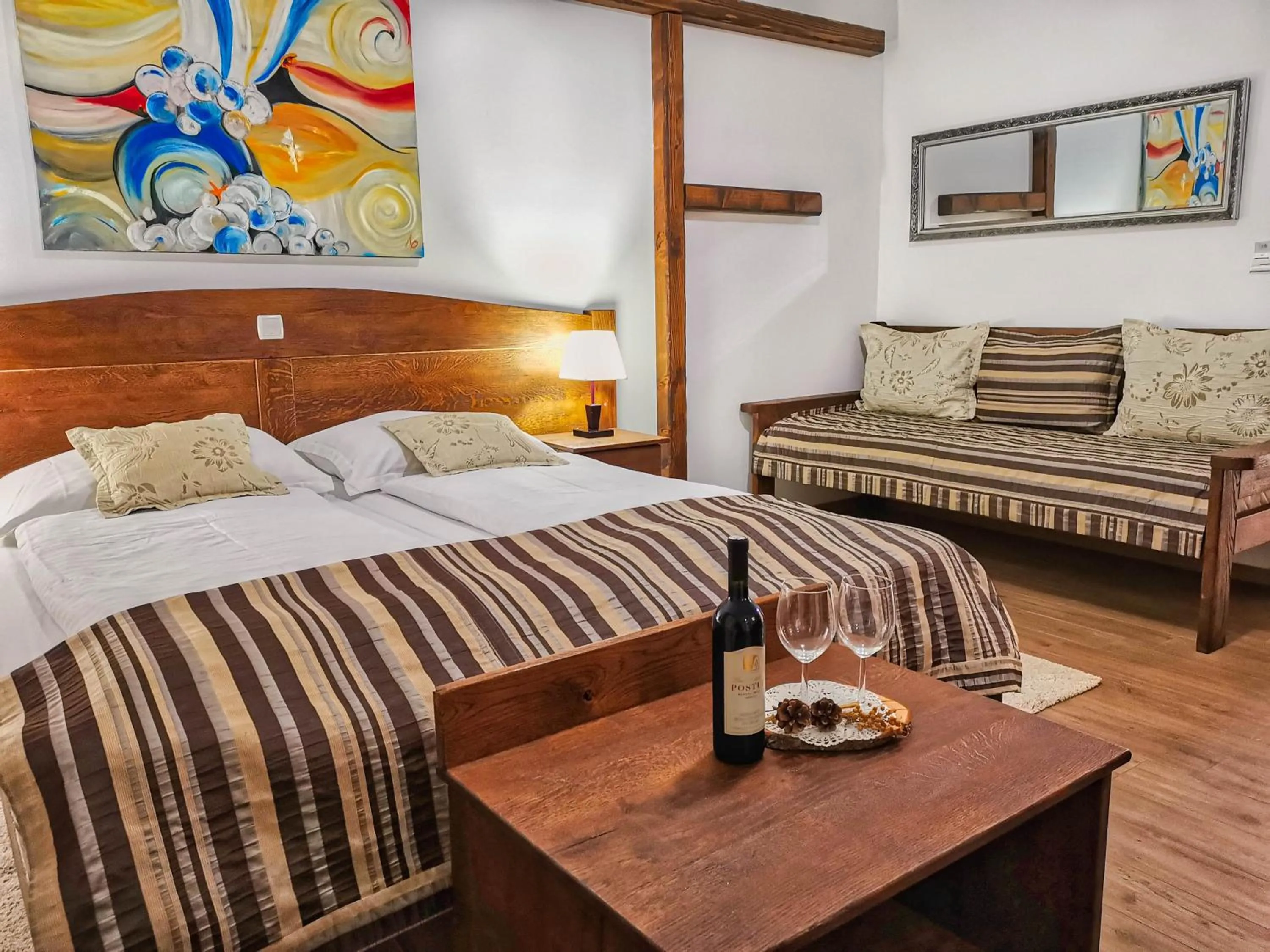 Bed in Etno Garden Exclusive